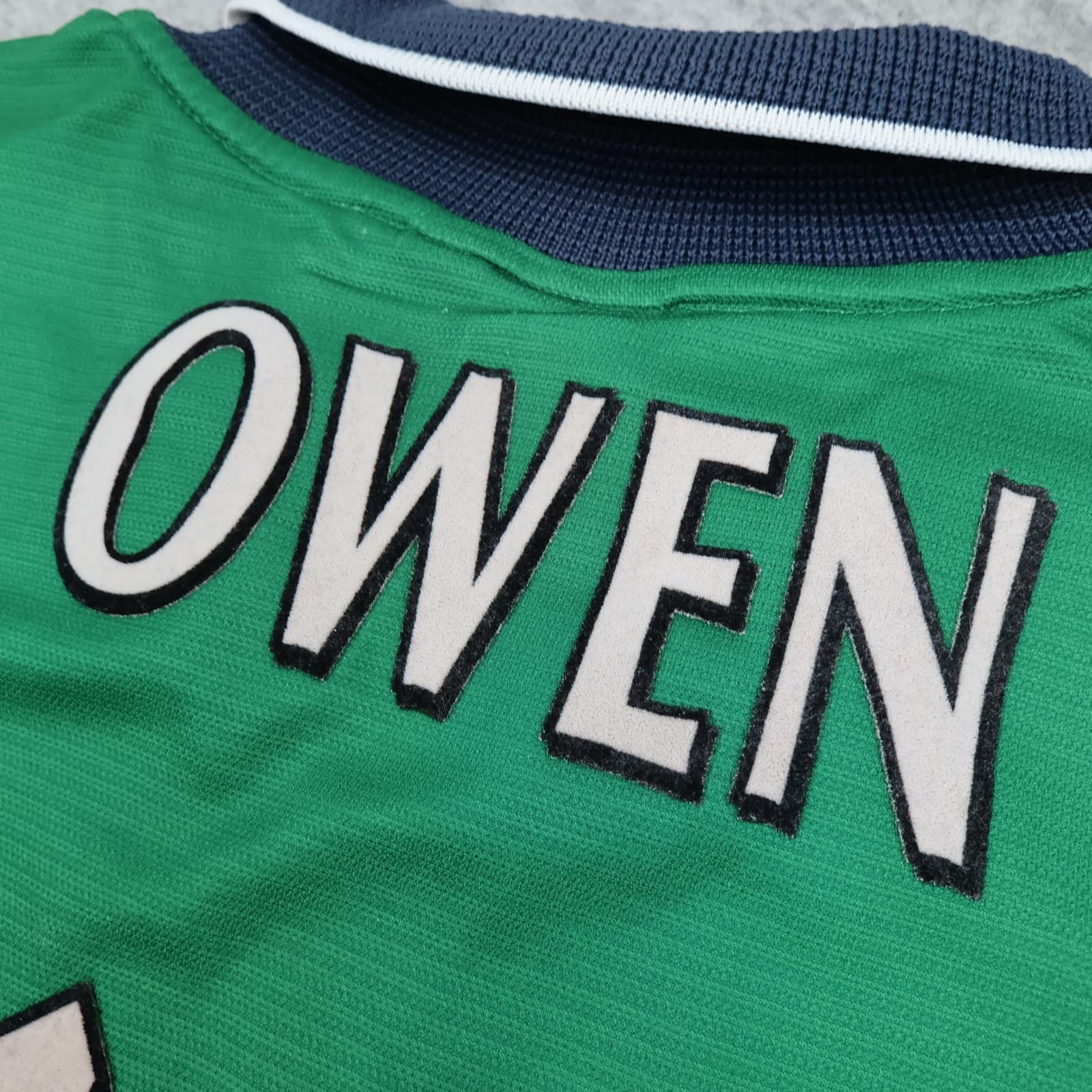 Vintage Liverpool Away Shirt Mens Large Green 1999 2000 Reebok Owen 10 Jersey photo 9