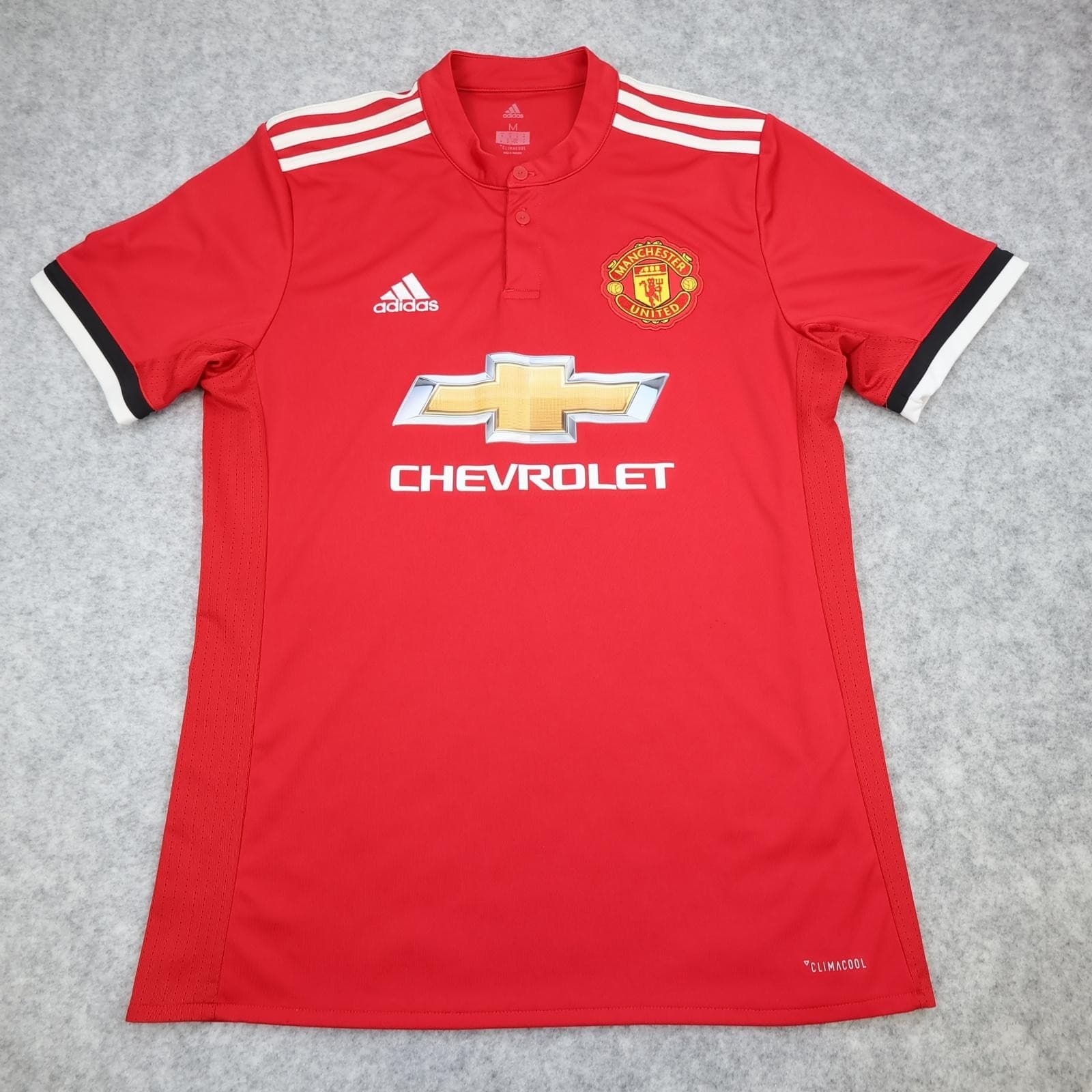 Manchester United Shirt Mens Medium Red Home 2017 2018 Football Adidas Alexis 7 photo 2