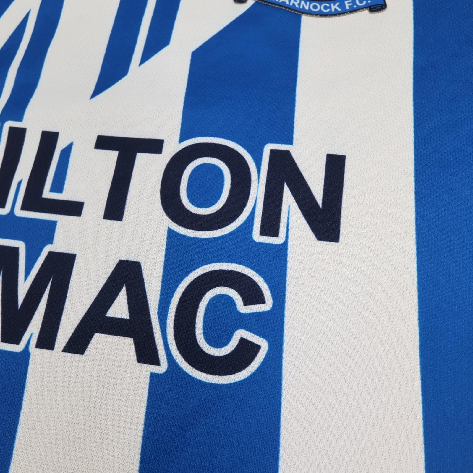 Kilmarnock Shirt Mens XL Blue Training Football Hummel 2023 2024 Soccer Jersey photo 5