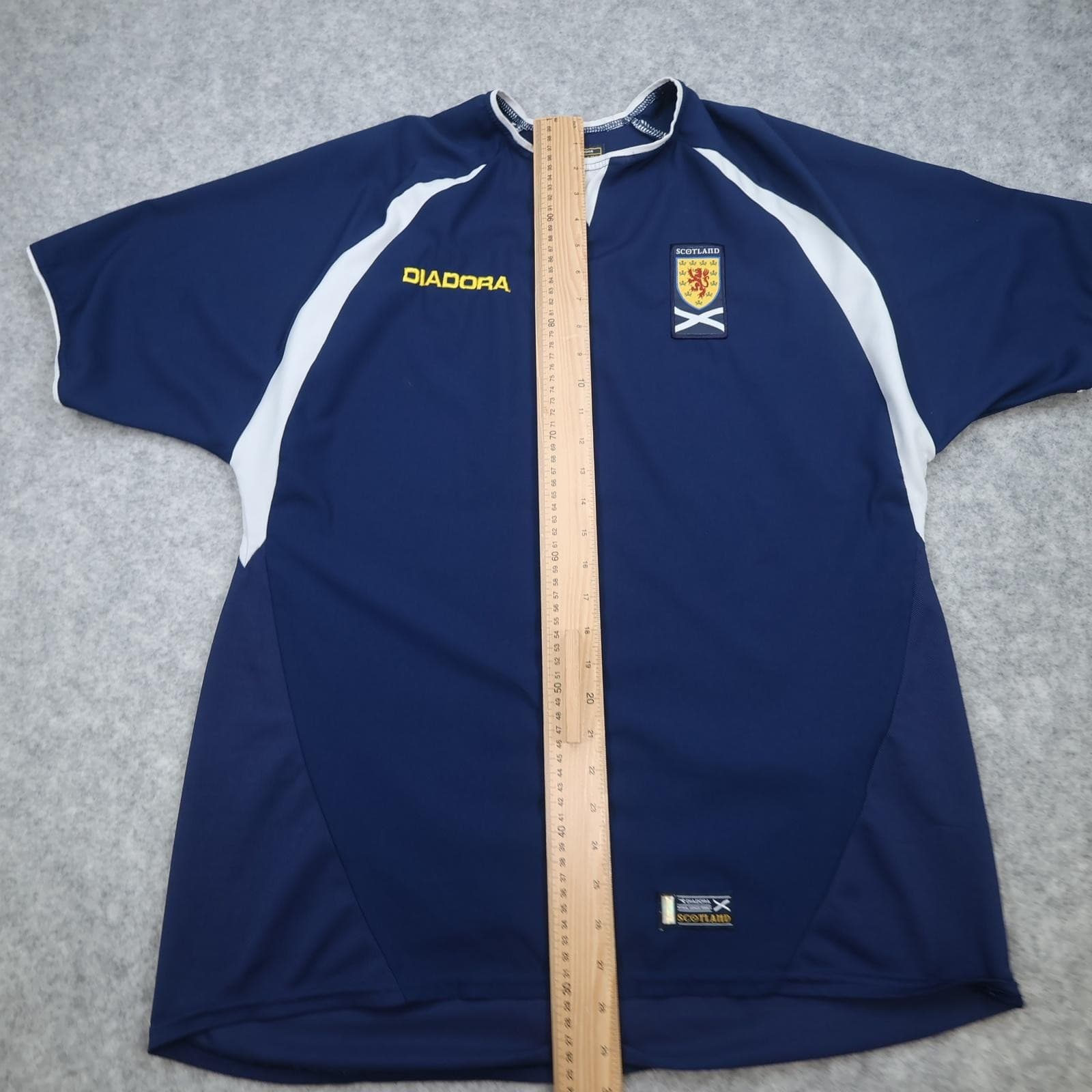 Vintage Scotland Home Shirt Mens Medium Blue 2003 2005 Football Diadora Jersey photo 11