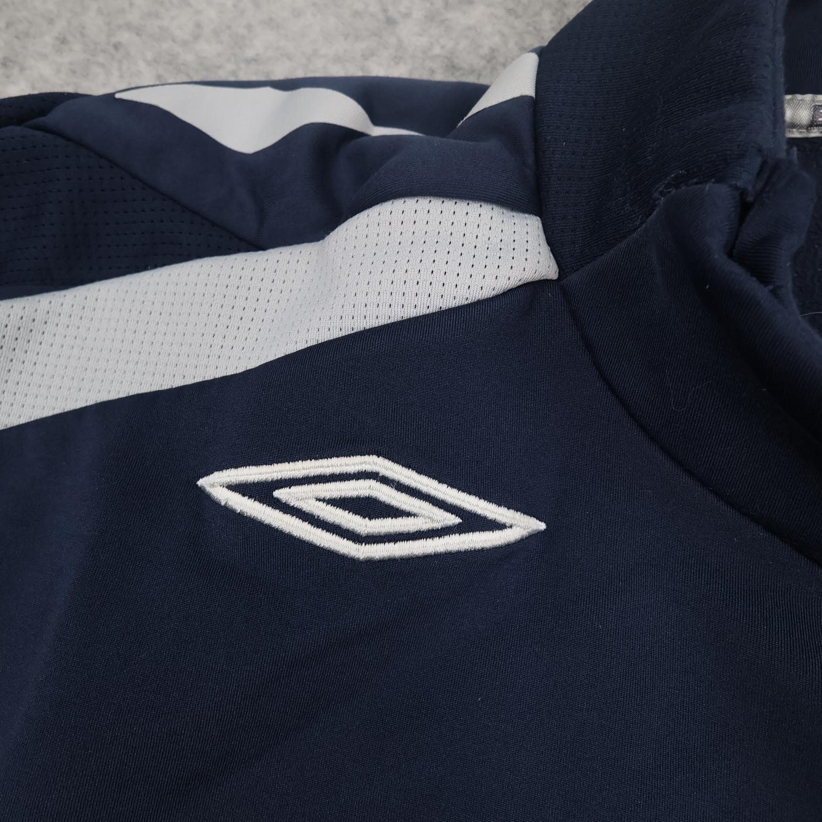 England Training Drill Top Mens 3XL Blue Long Sleeve 2007 2009 Umbro photo 5