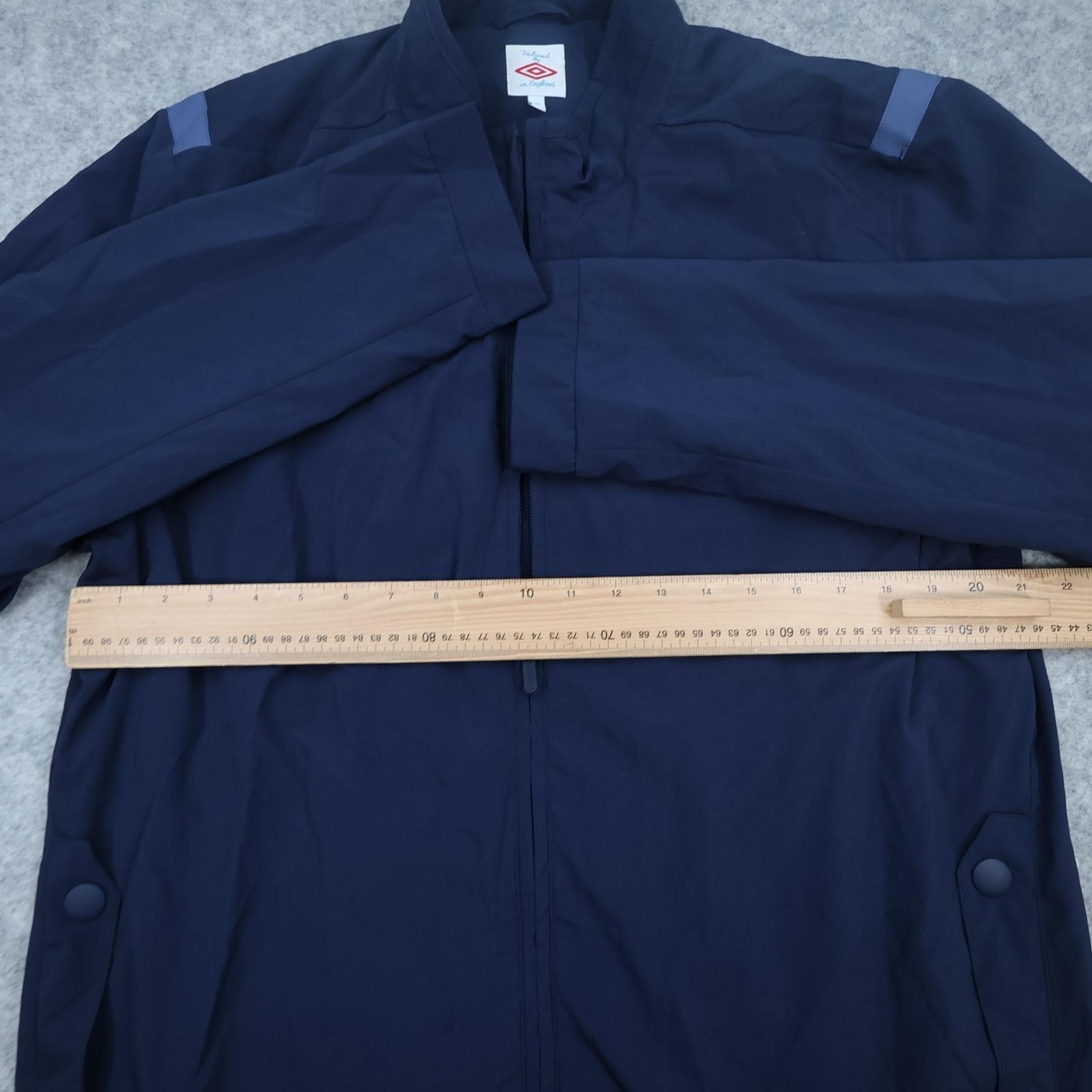 England Training Jacket Mens XL Blue 2009 2010 Umbro Tailored Full Zip Top photo 8