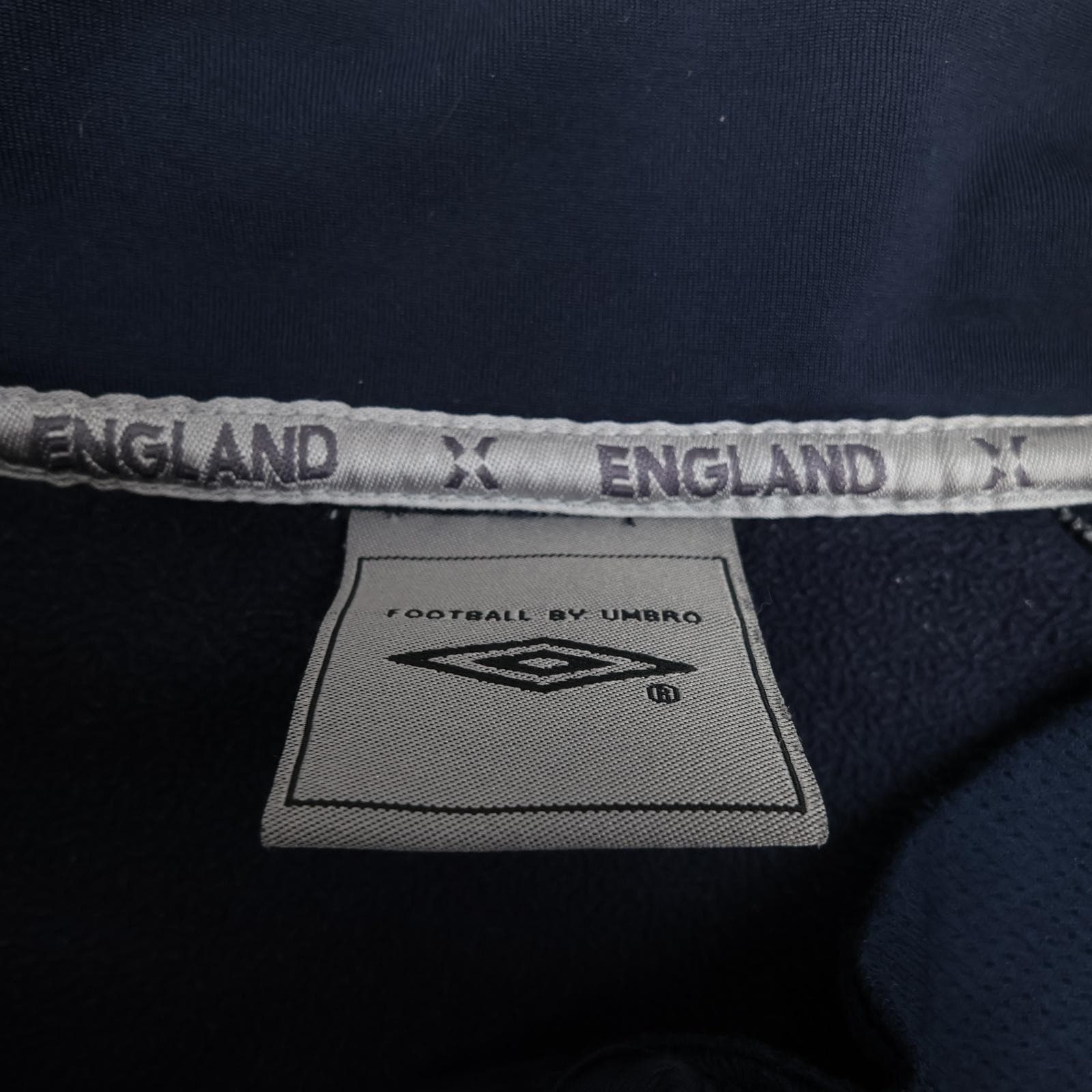 England Training Drill Top Mens 3XL Blue Long Sleeve 2007 2009 Umbro photo 8