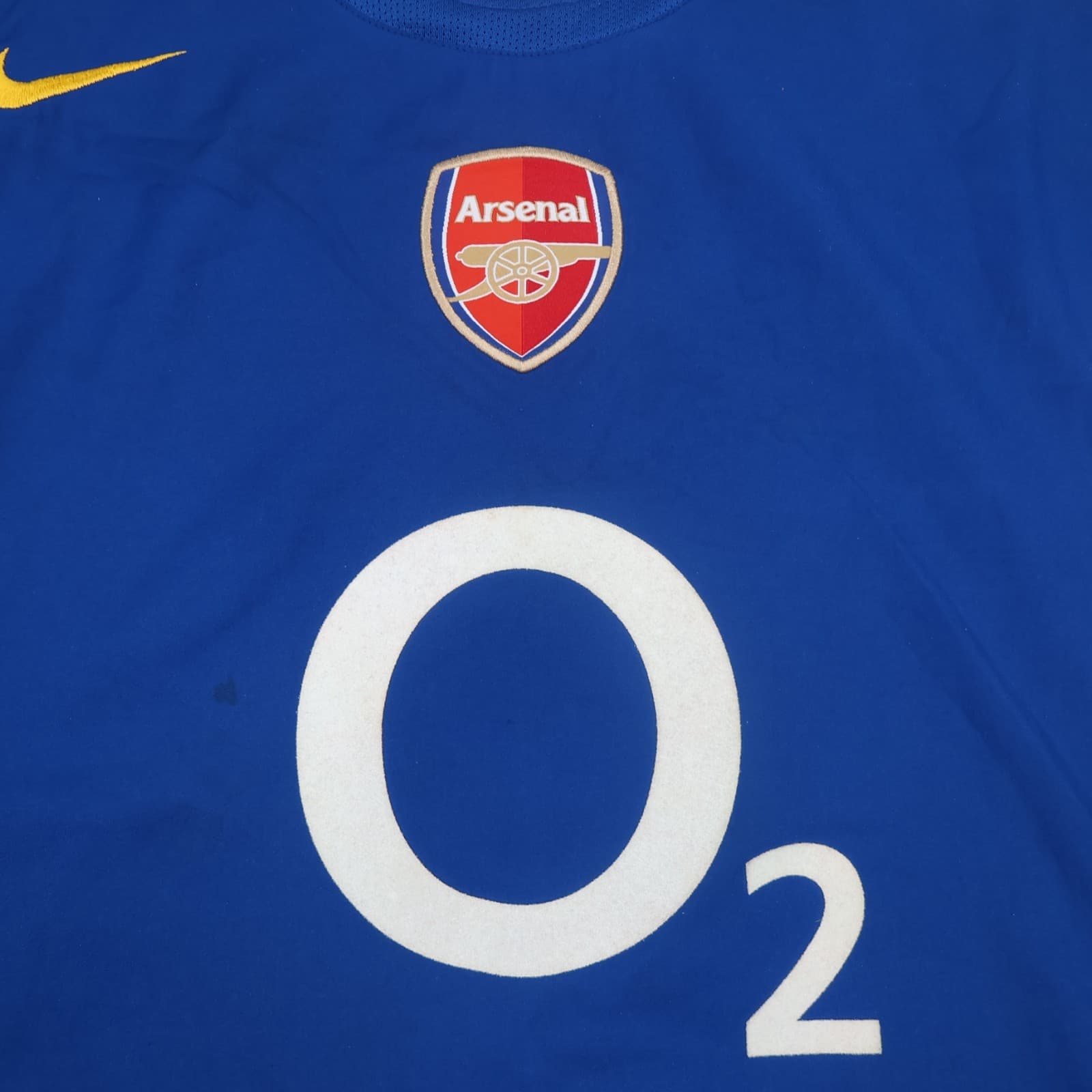 Vintage Arsenal Shirt 2XL Blue Away 2004 2006 Nike Soccer Jersey Thierry Henry photo 3
