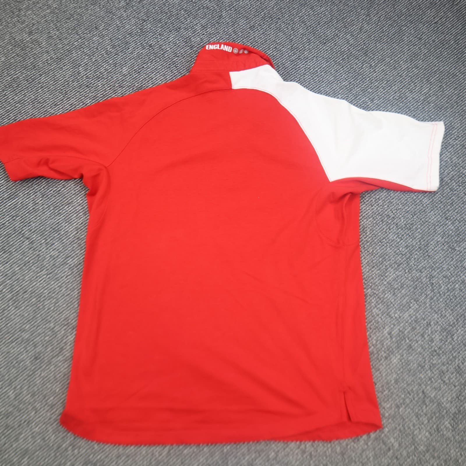 England Rugby Shirt Extra Large Red Away Kit 2007 2008 Nike Jersey O2 photo 2