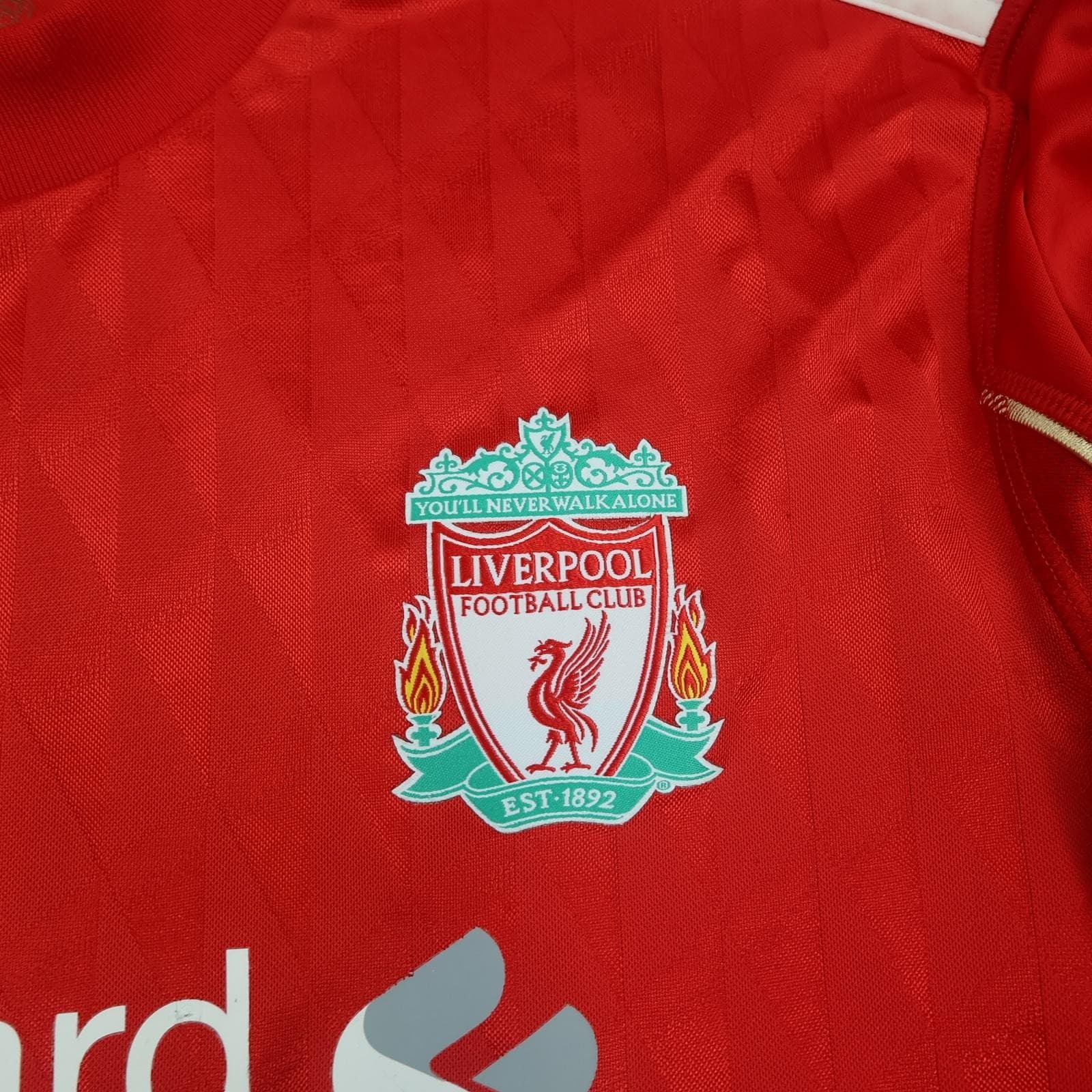 Liverpool Shirt Mens Large Red Home 2010 2012 EPL Football Adidas Torres 9 photo 7