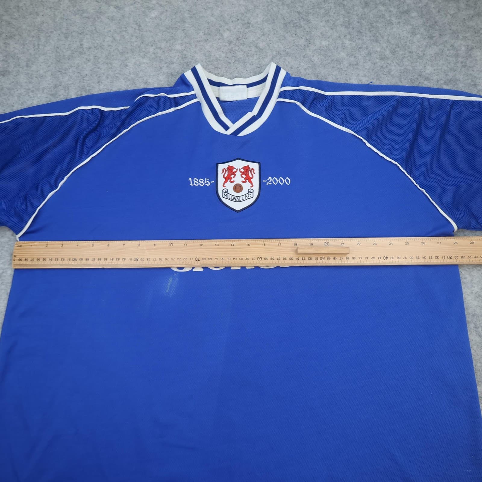 Vintage Millwall Shirt Mens Blue Home 2000 2001 Strike Force Giorgio Jersey photo 7