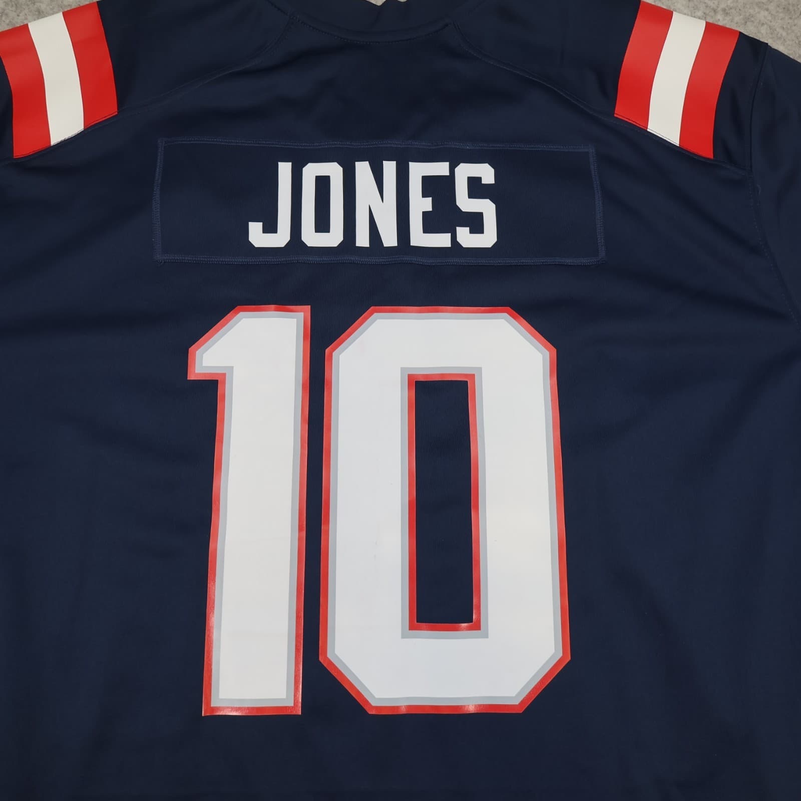New England Patriots Jersey 3XL Nike Navy NFL 2021 2023 Mac Jones Jersey XXXL photo 3
