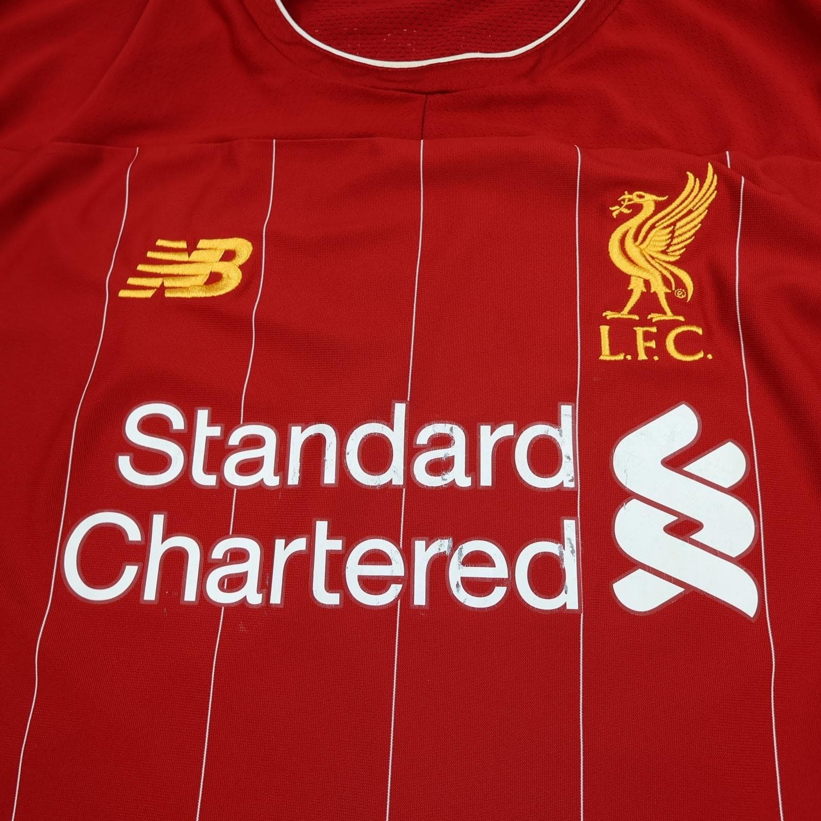 Liverpool Shirt Mens XL Red Home 2019 2020 Football New Balance Shaqiri 23 photo 3