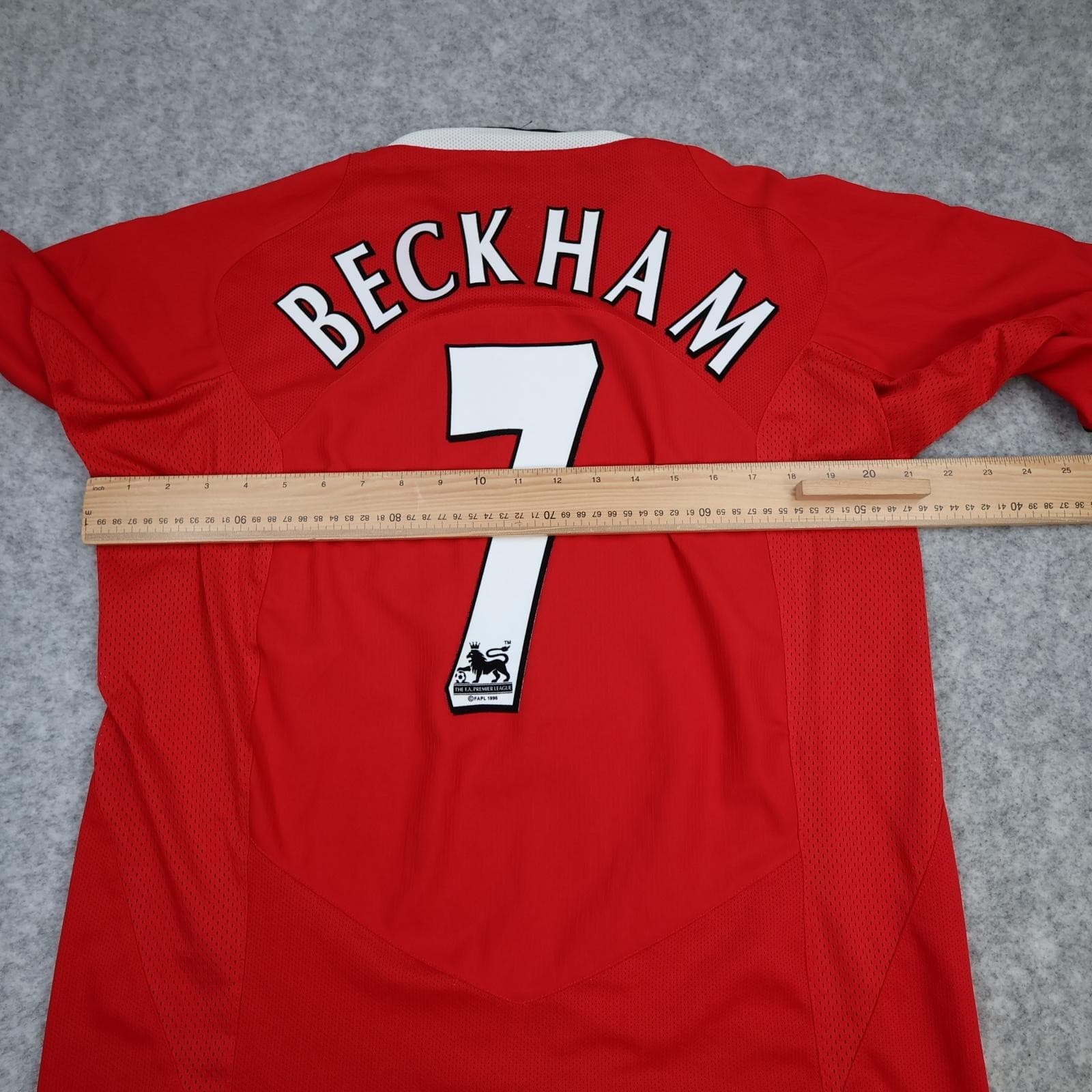 Vintage Manchester United Shirt Mens Large Red Home 2004 2006 Nike Beckham 7 photo 10