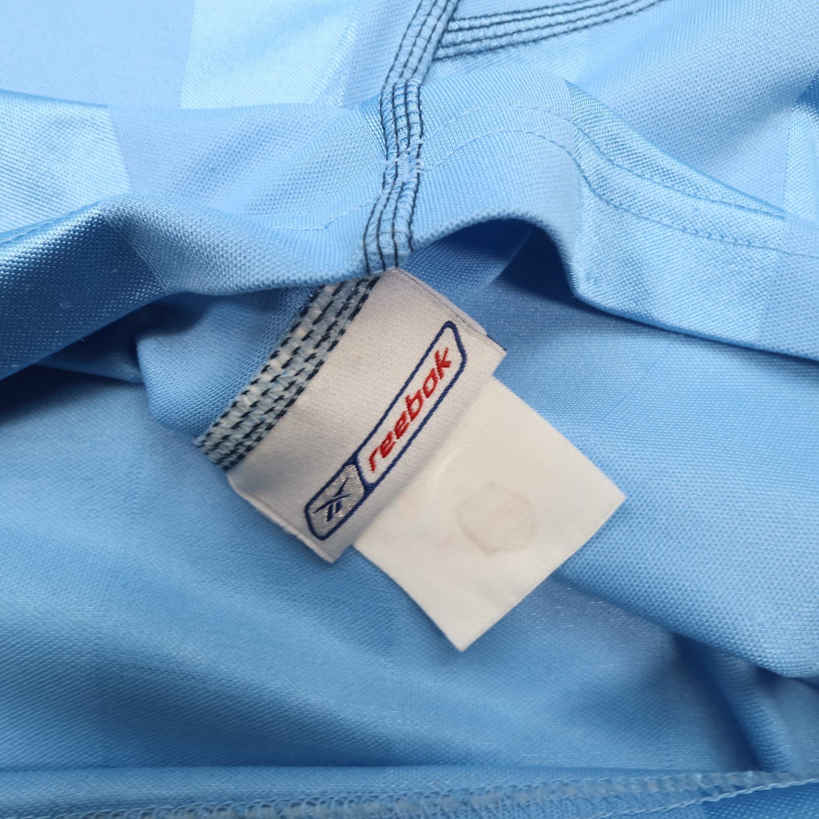 Vintage Manchester City Shirt 2XL Blue Home Kit 2003 2004 Reebok Soccer Jersey photo 14
