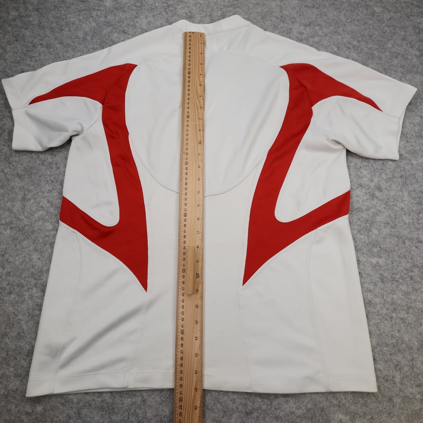 England Rugby Shirt Large White Home Kit 2005 2007 Nike Jersey O2 L photo 10