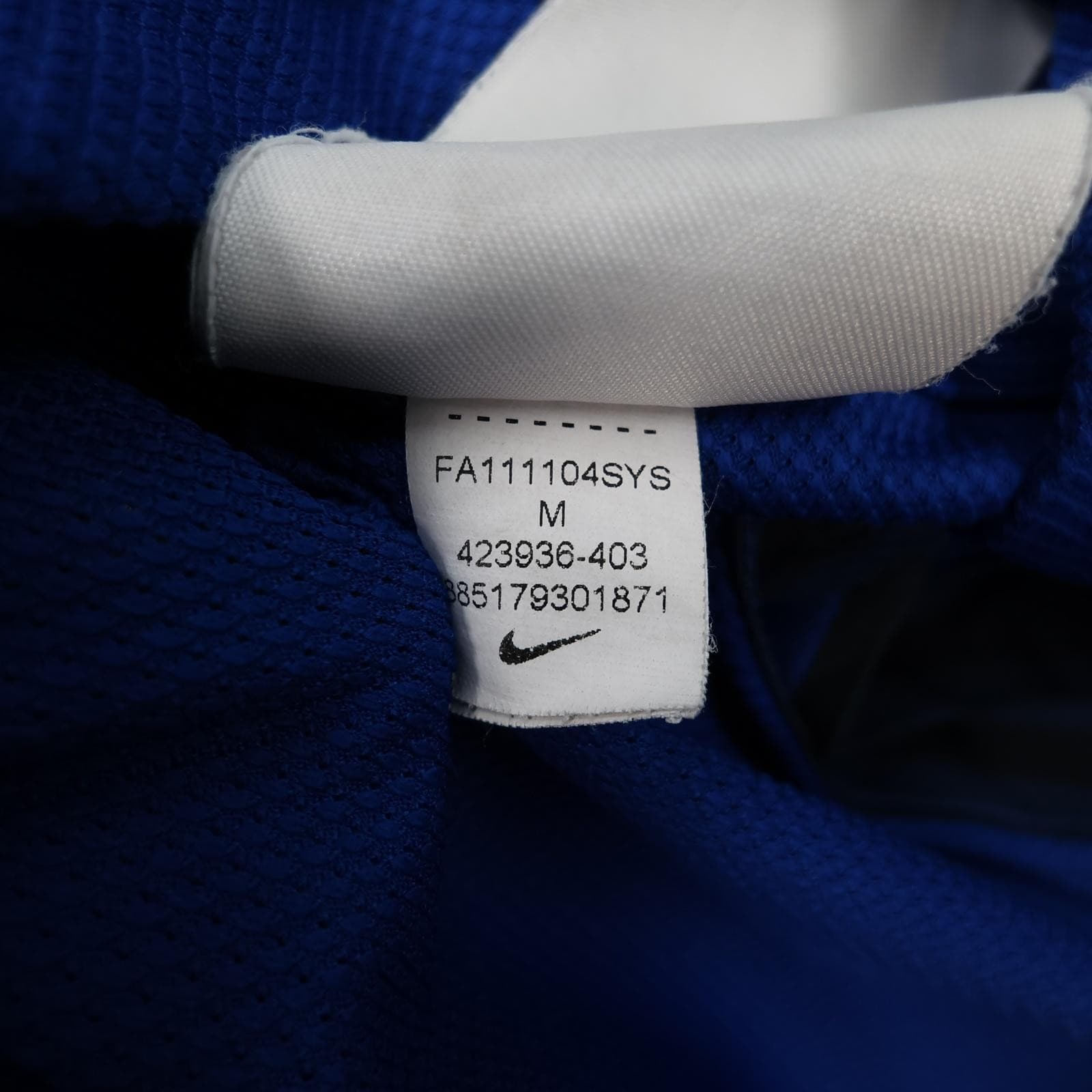 Manchester United Shirt Mens Medium Blue 3rd 2011 2012 Nike Soccer Jersey photo 15