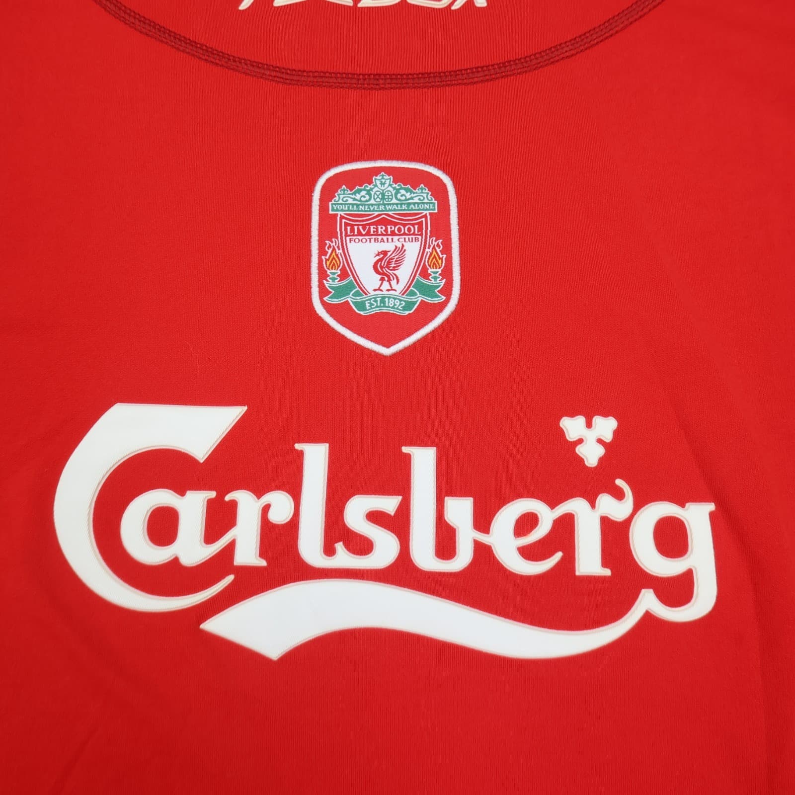 Vintage Liverpool Shirt XL Red Home Kit 2002 2004 Reebok Jersey 42/44 Carragher photo 4