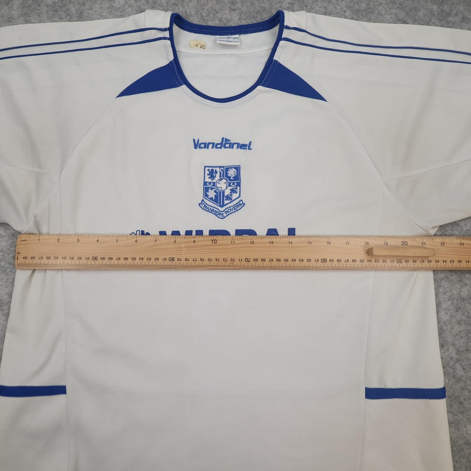 Tranmere Rovers Shirt Mens Large White Home EFL 2004 2005 Vandanel Wirral Jersey photo 8