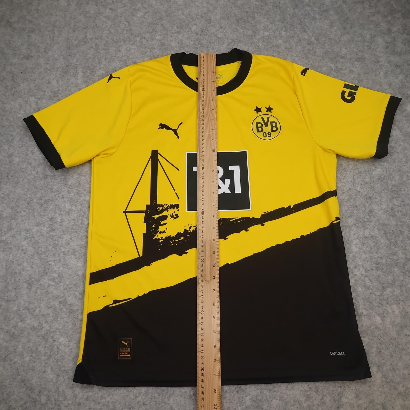 Borussia Dortmund Shirt Mens Large Yellow Black Home 2023 2024 Football Puma Jer photo 13