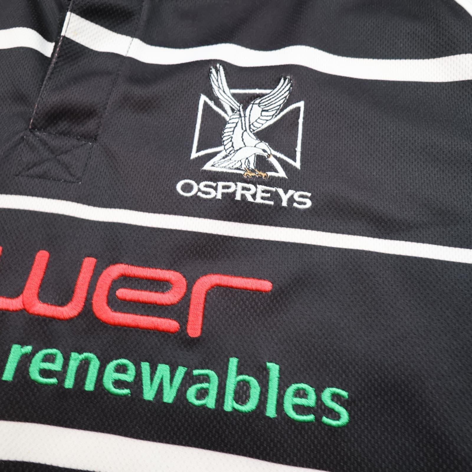 Ospreys Rugby Shirt Extra Large Black Away Jersey 2006 2007 Kooga Jersey 46" photo 4
