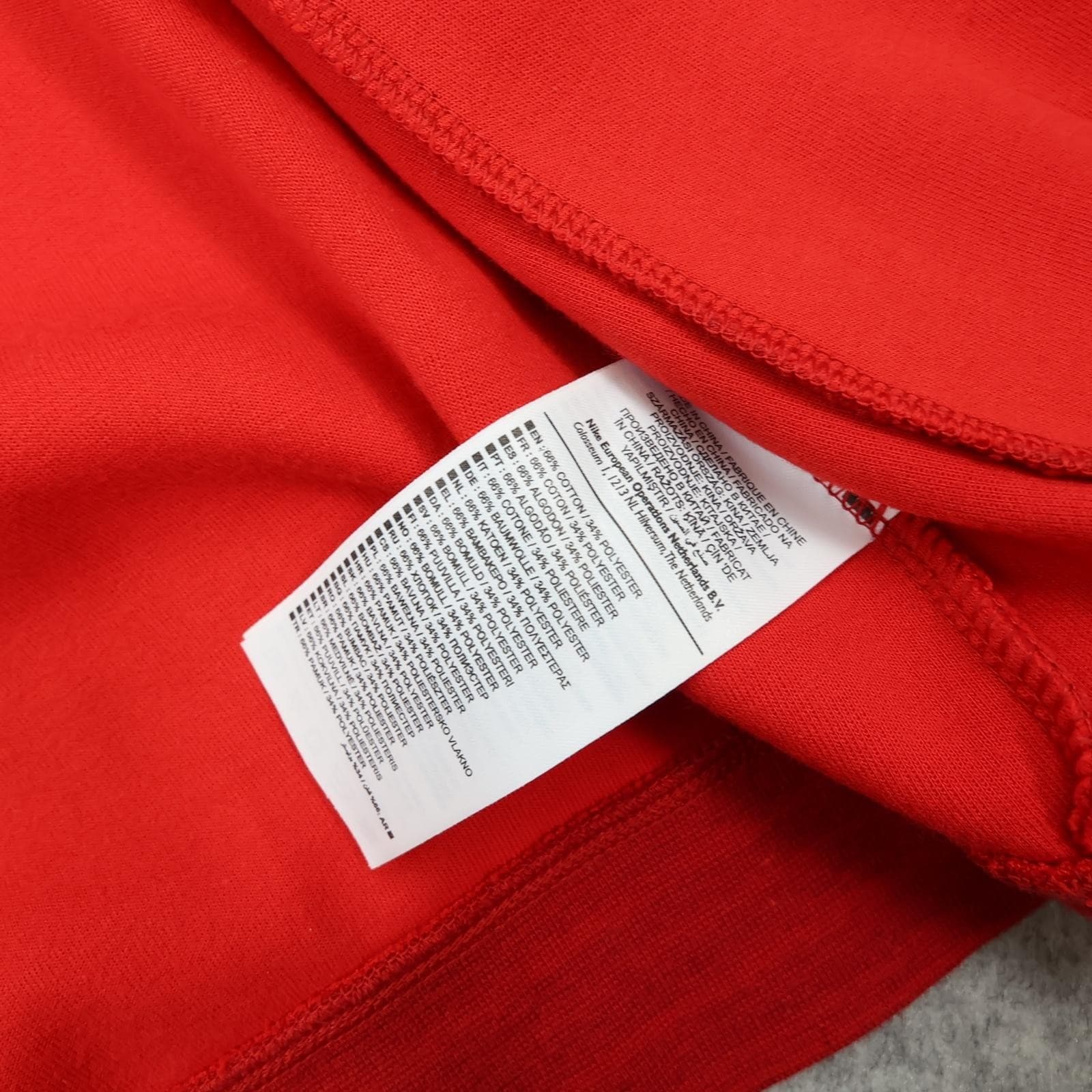 England Jacket Mens Medium Red 2014 2015 Nike Track Top Training Full Zip photo 7