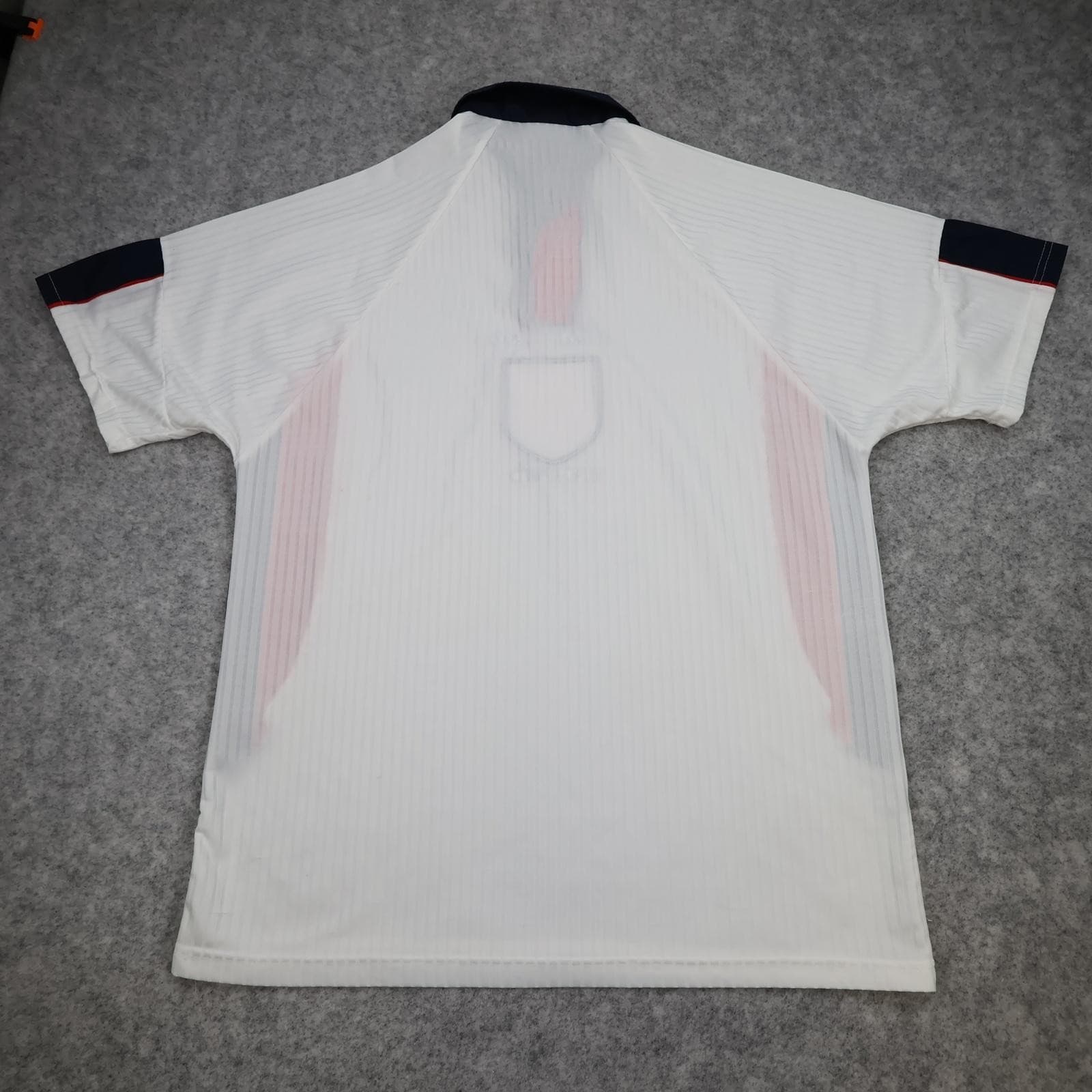 Vintage England Home Shirt Mens Large White Football 1998 1999 Soccer Jersey Top photo 2