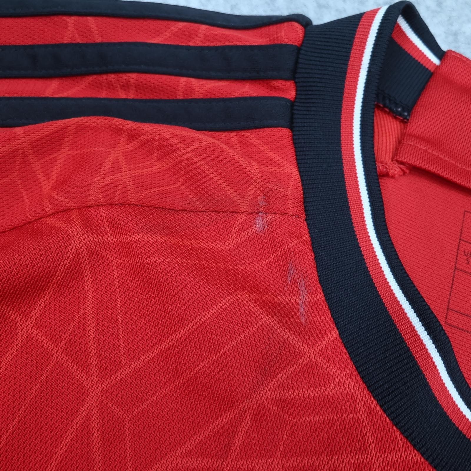 Manchester United Shirt Mens Small Red Home 2023 2024 Football Adidas TeamViewer photo 6