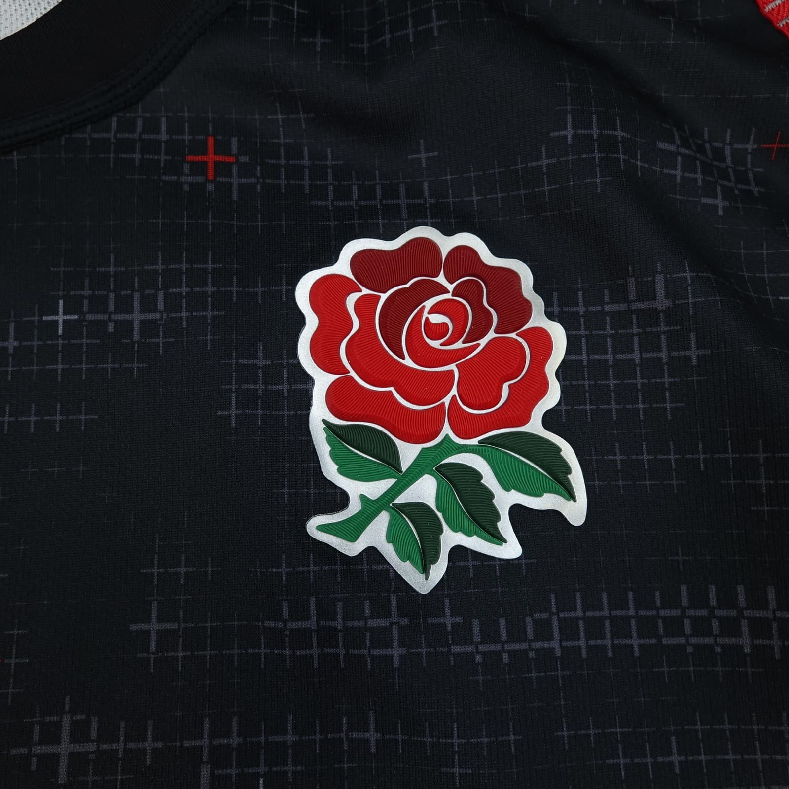 England Rugby Shirt Mens XL Black 2018 2019 Away Canterbury O2 Vapodri Jersey photo 4