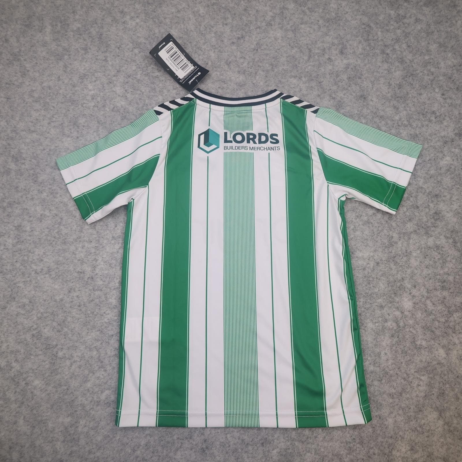 Wycombe Wanderers Away Shirt Youth 8-9 Years Green 2023 2024 EFL Football Hummel photo 2
