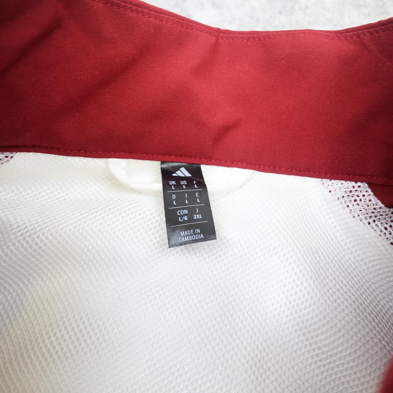 Manchester United Jacket Mens Large White Black EPL Football Adidas Tezos 24 25 photo 5