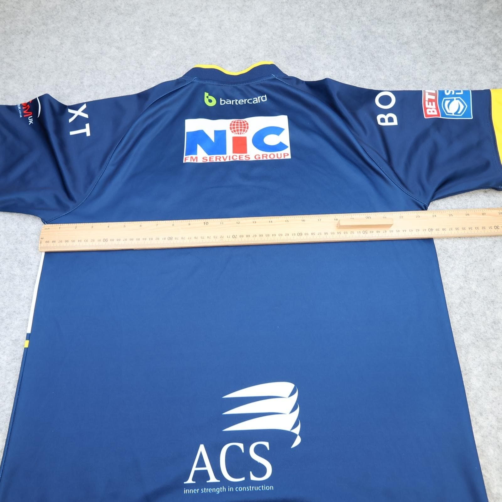 Leeds Rhinos Rugby Shirt Mens 2XL Blue Rugby League Oxen 2023 Jersey photo 9