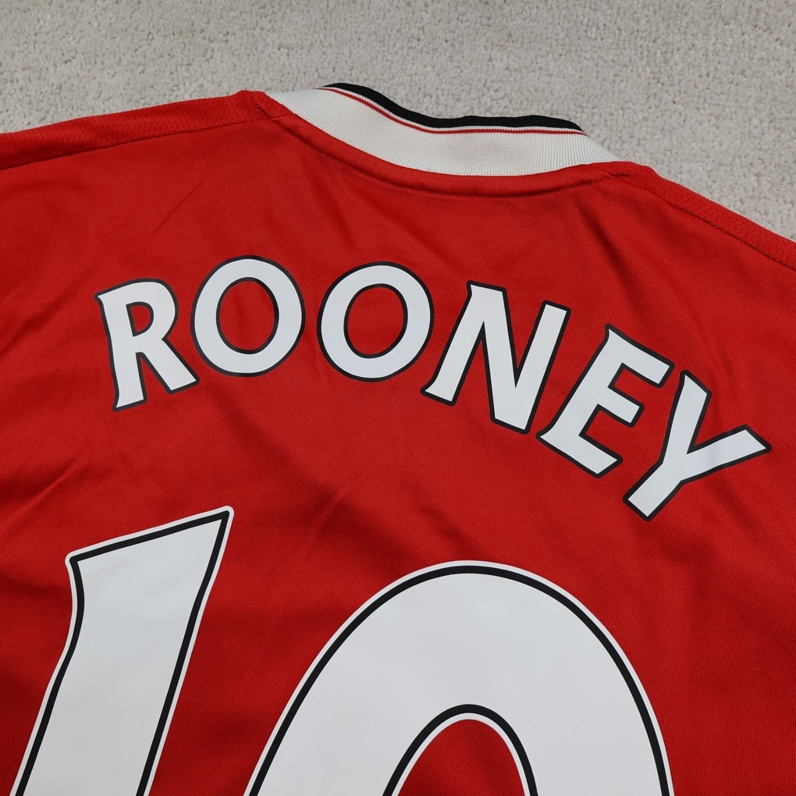 Manchester United Shirt Large Red Home Kit 2015 2016 Adidas Jersey Wayne Rooney photo 5