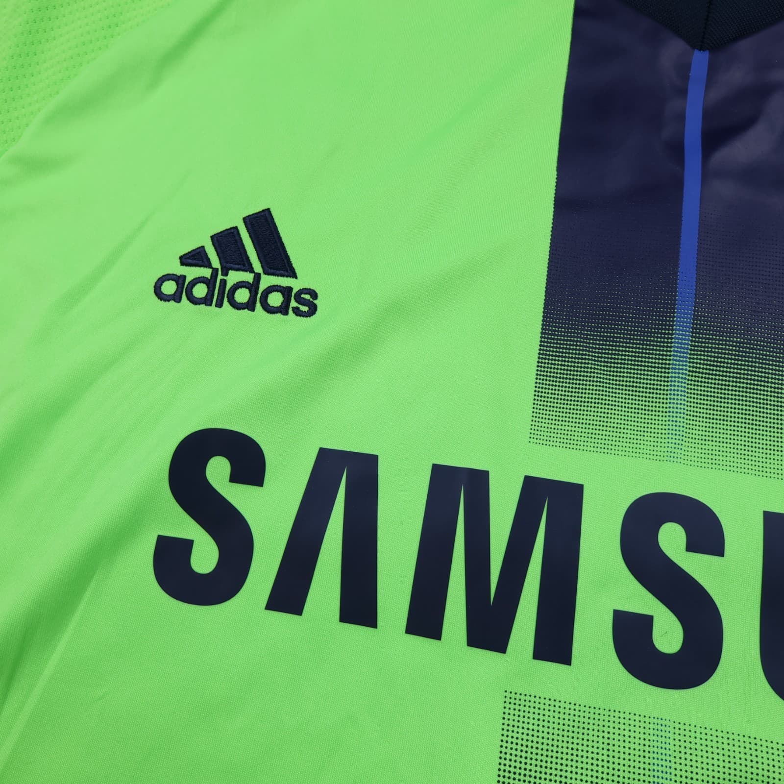 Chelsea Shirt 2XL Green Third Kit 2010 2011 Adidas Soccer Jersey Frank Lampard photo 4