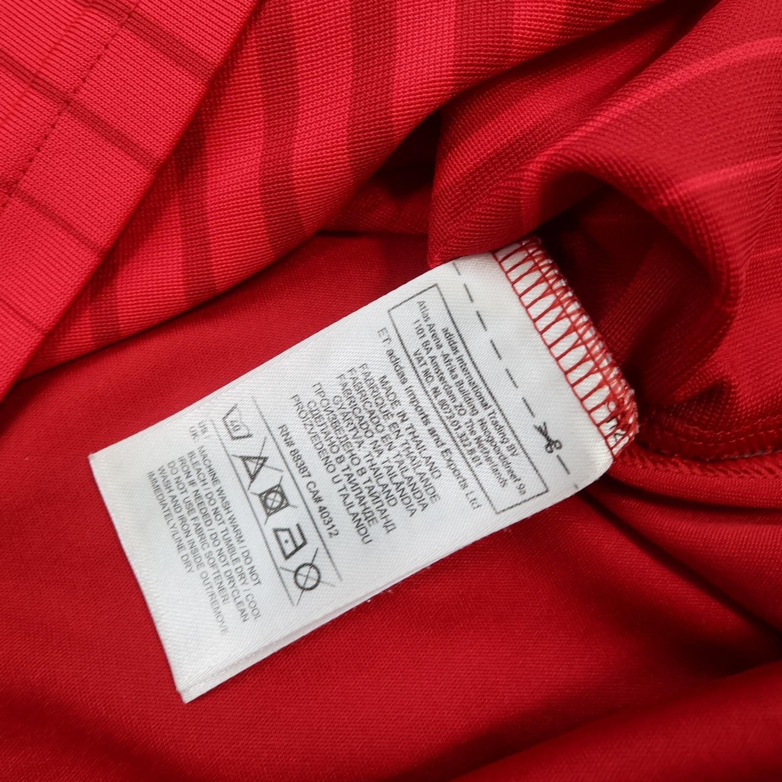 Spain Home Shirt Mens Medium Red 2013 2015 Football Adidas Climacool Jersey photo 8