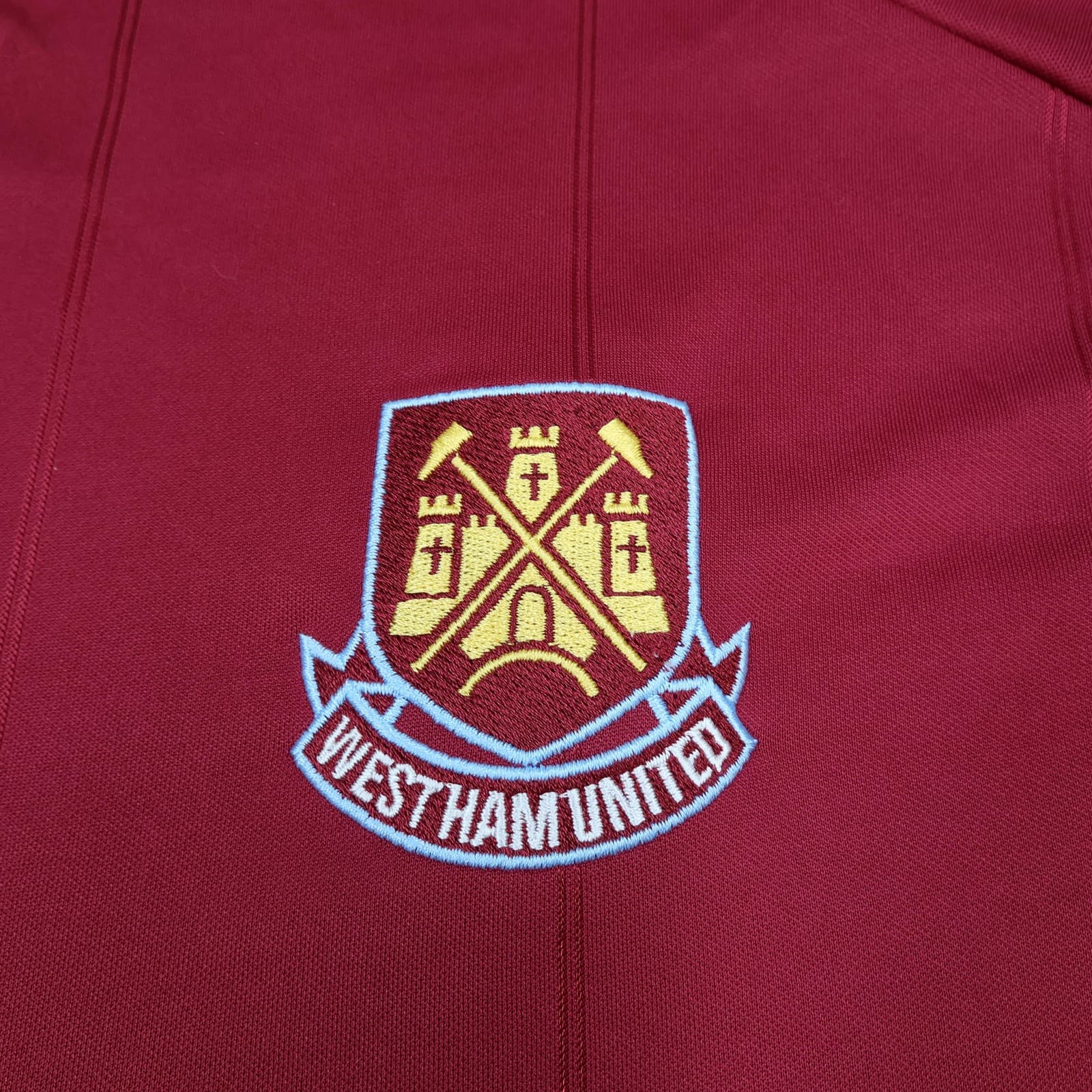 Vintage West Ham United Shirt Mens 3XL Red Home 2003 2005 Reebok Jobserve photo 4