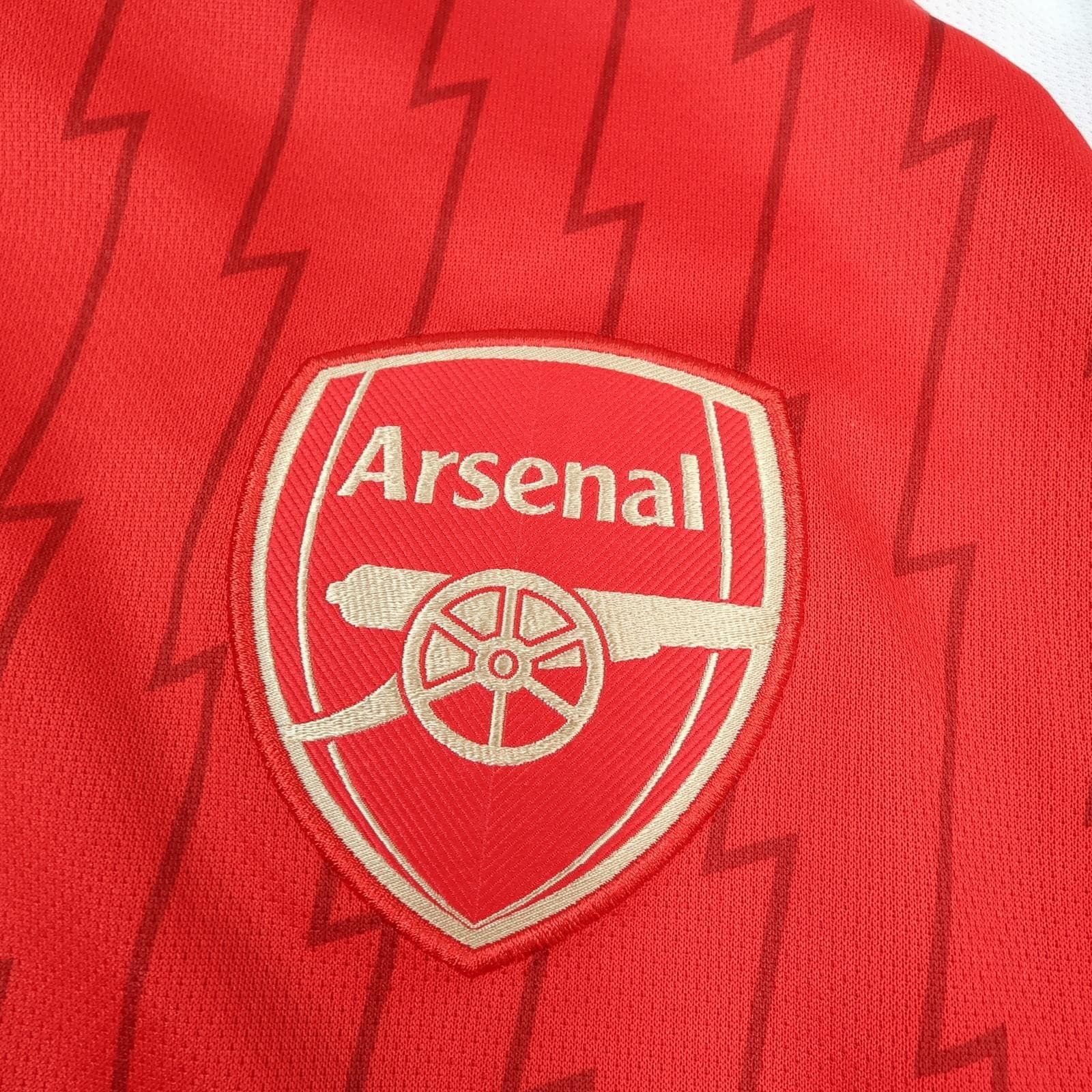 Arsenal Shirt Mens Small Red Home EPL 2023 2024 Adidas Emirates Saka 7 Jersey photo 6