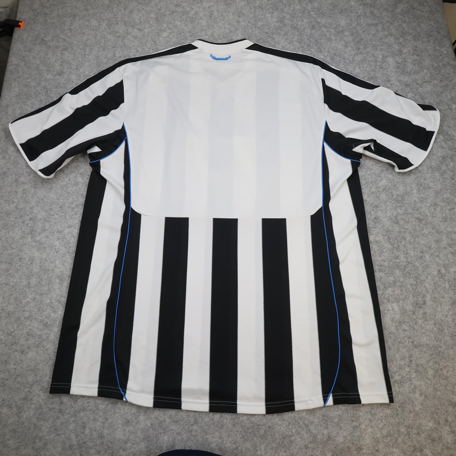 Newcastle United Shirt Mens 3XL Black Home 2009 2010 Football Adidas Jersey photo 2