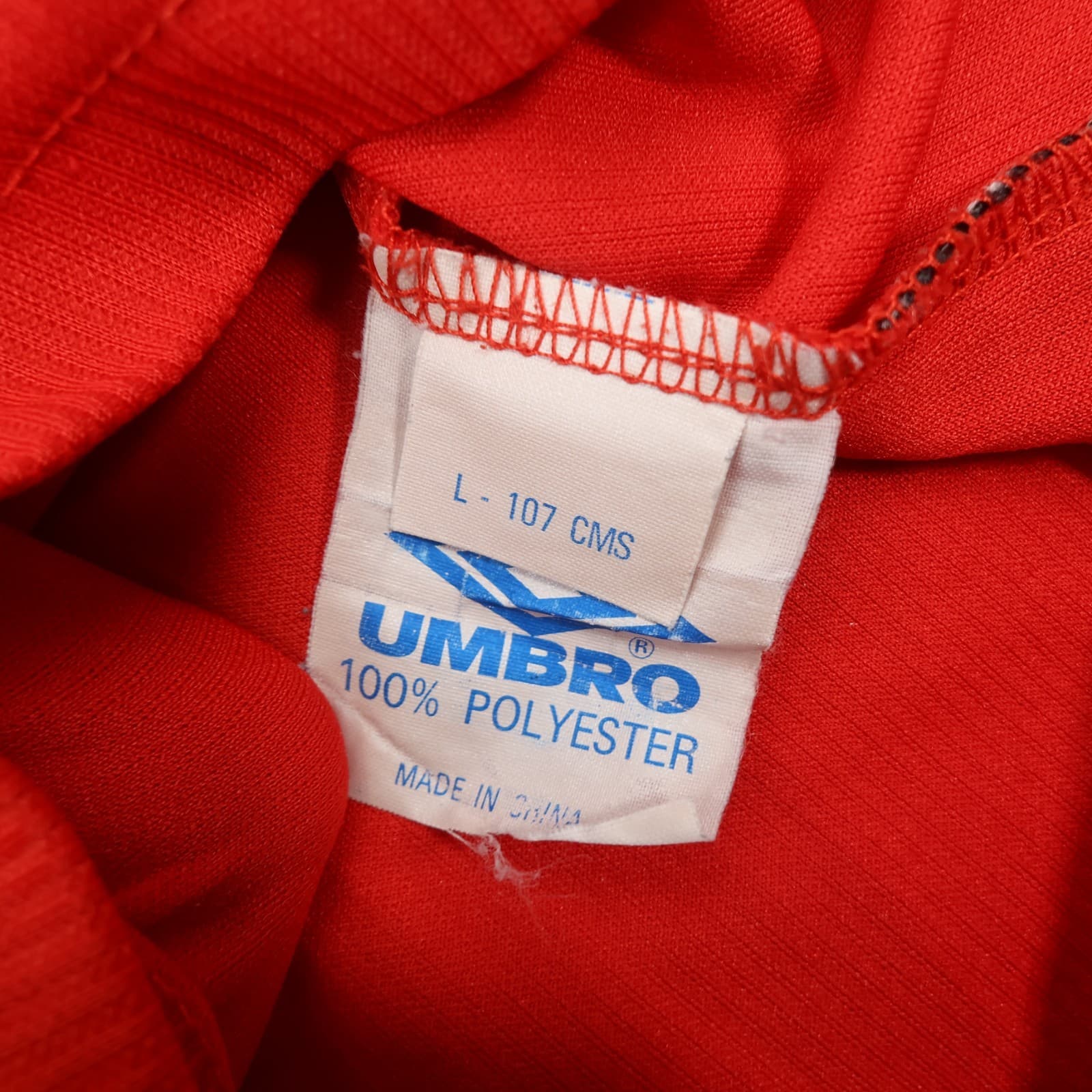 Vinatge Manchester United Shirt Large Red Home 1998 2000 Umbro Jersey Football photo 8