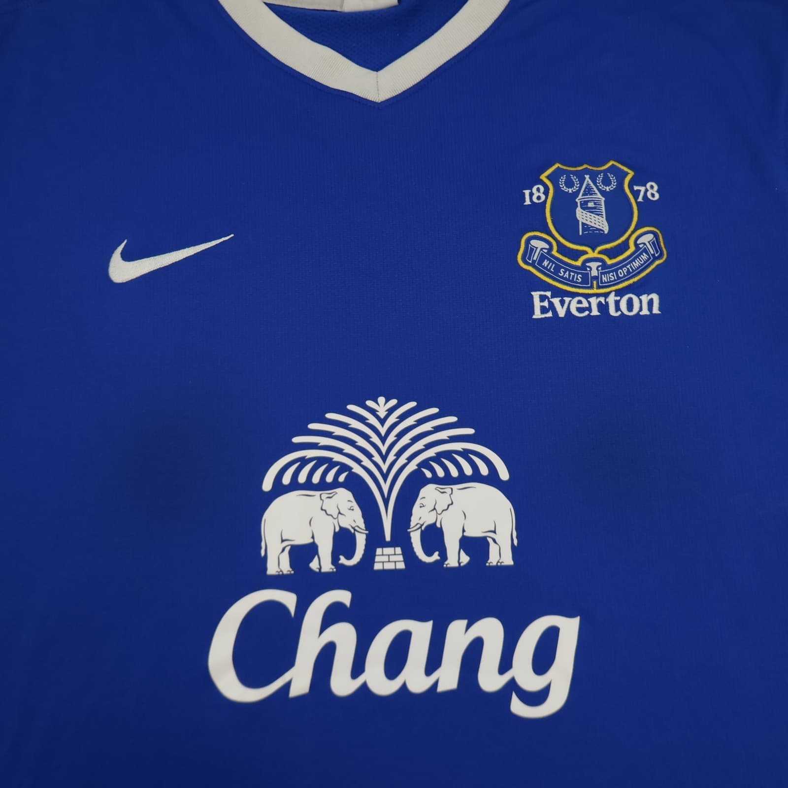 Everton Shirt 2XL Blue Home Kit 2012 2013 Nike Soccer Jersey Chang Longsleeve photo 3