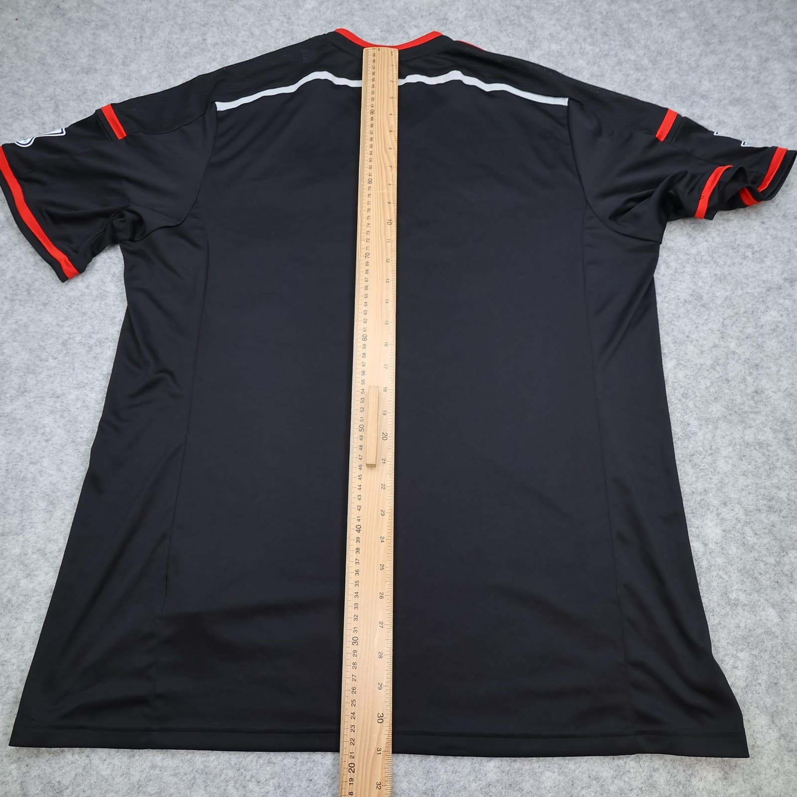 Swansea City Shirt Mens 2XL Black Away 2014 2015 Football Adidas Soccer Jersey photo 11