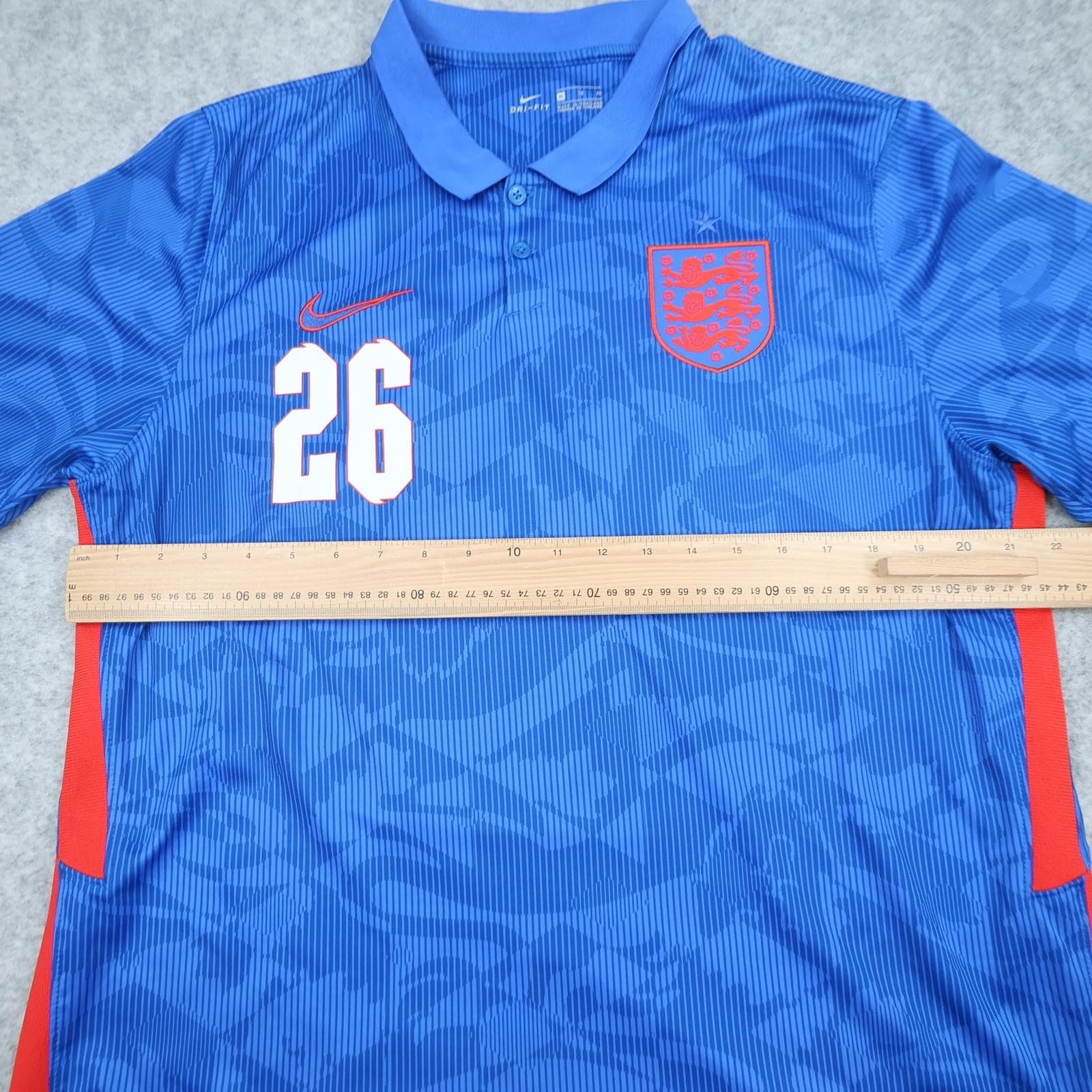 England Away Shirt Mens XL Blue 2020 2021 Football Nike Bellingham 26 Dri Fit photo 10