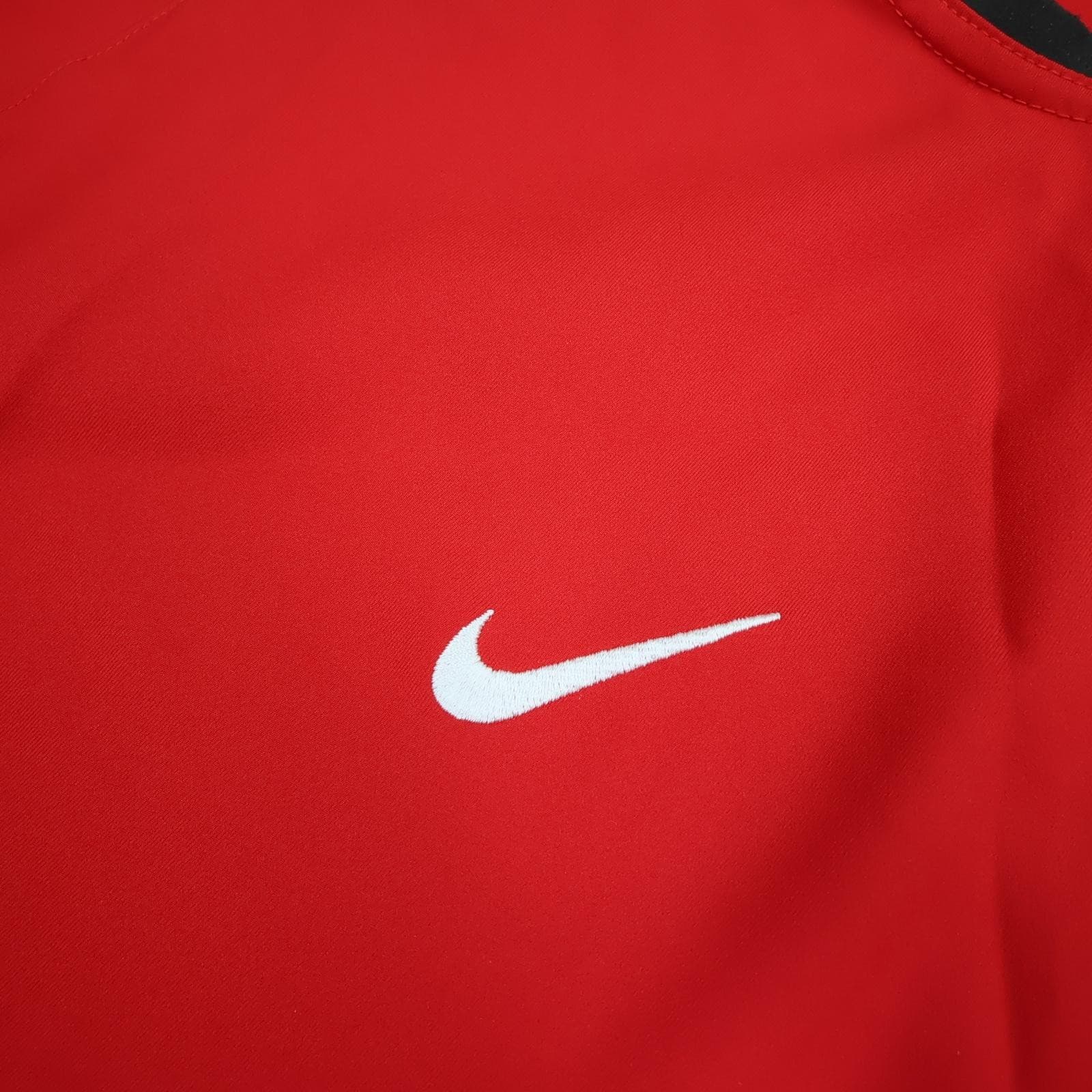Vintage Manchester United Shirt Mens XL Red Home 2002 2004 EPL Nike Vodafone photo 5