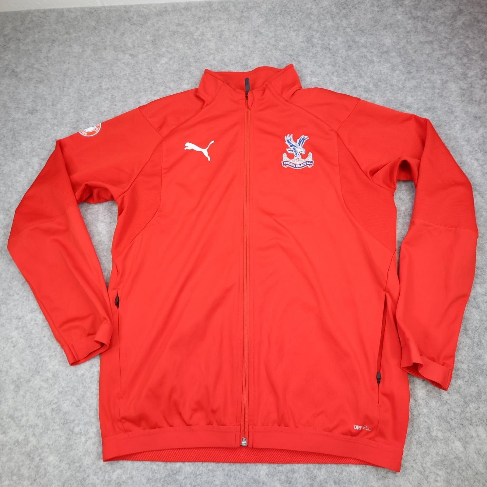 Crystal Palace Jacket Mens Small Red Football Puma DRYCELL Training 2018 2019