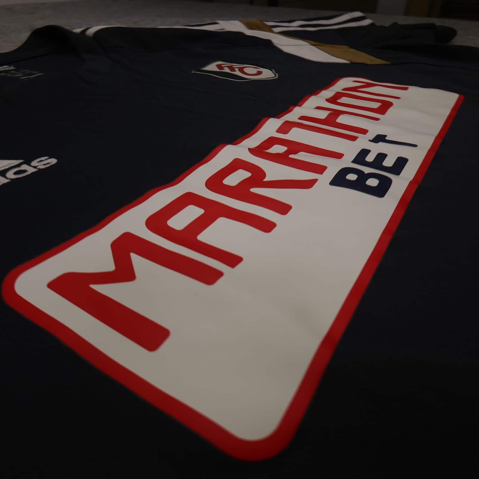 Fulham FC Shirt Large Black Training Kit 2012 2013 Adidas Jersey Training shirt photo 7