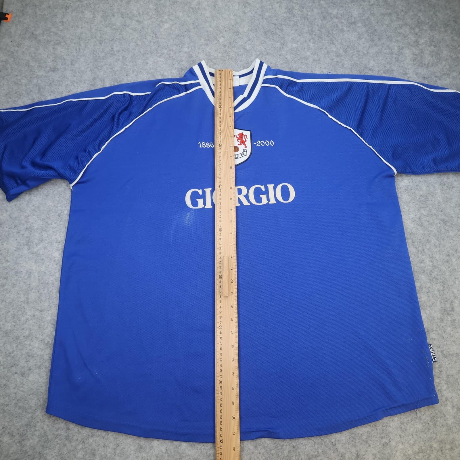 Vintage Millwall Shirt Mens Blue Home 2000 2001 Strike Force Giorgio Jersey photo 9