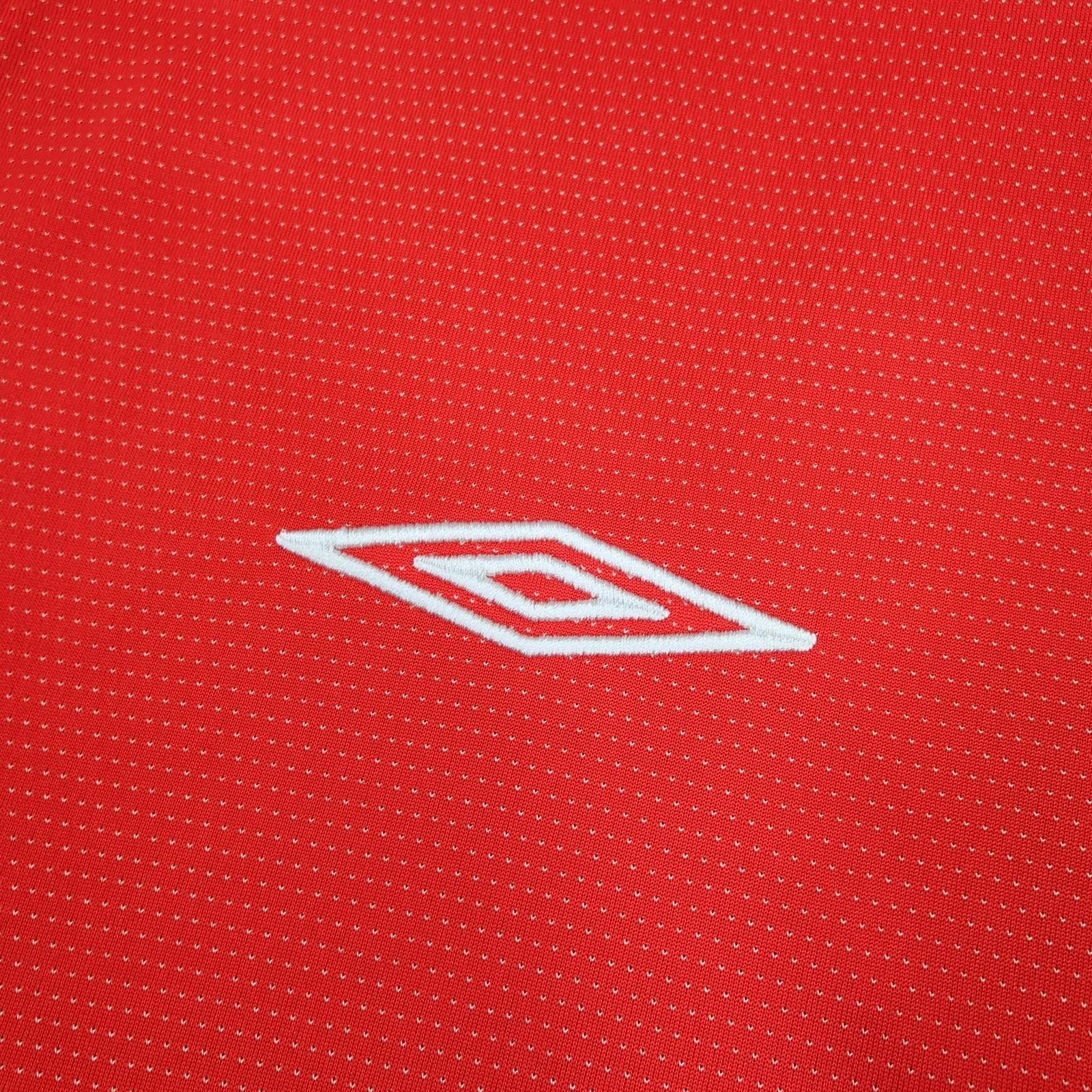 Vintage England Away Shirt Mens 2XL Red 2004 2006 Football Umbro Beckham photo 8
