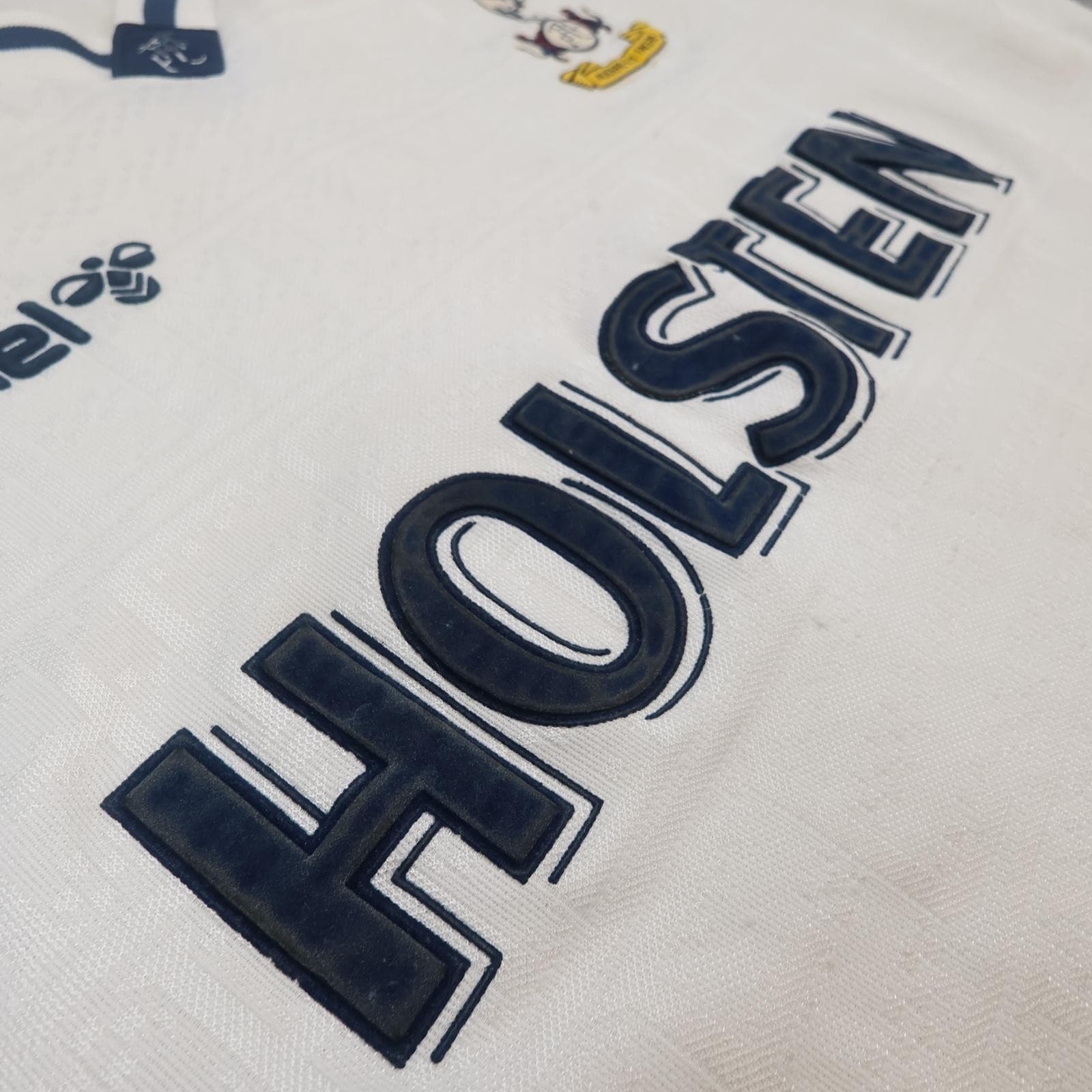 Vintage Tottenham Hotspur Shirt Mens XL White Home 1989 1991 Hummel Holsten photo 7