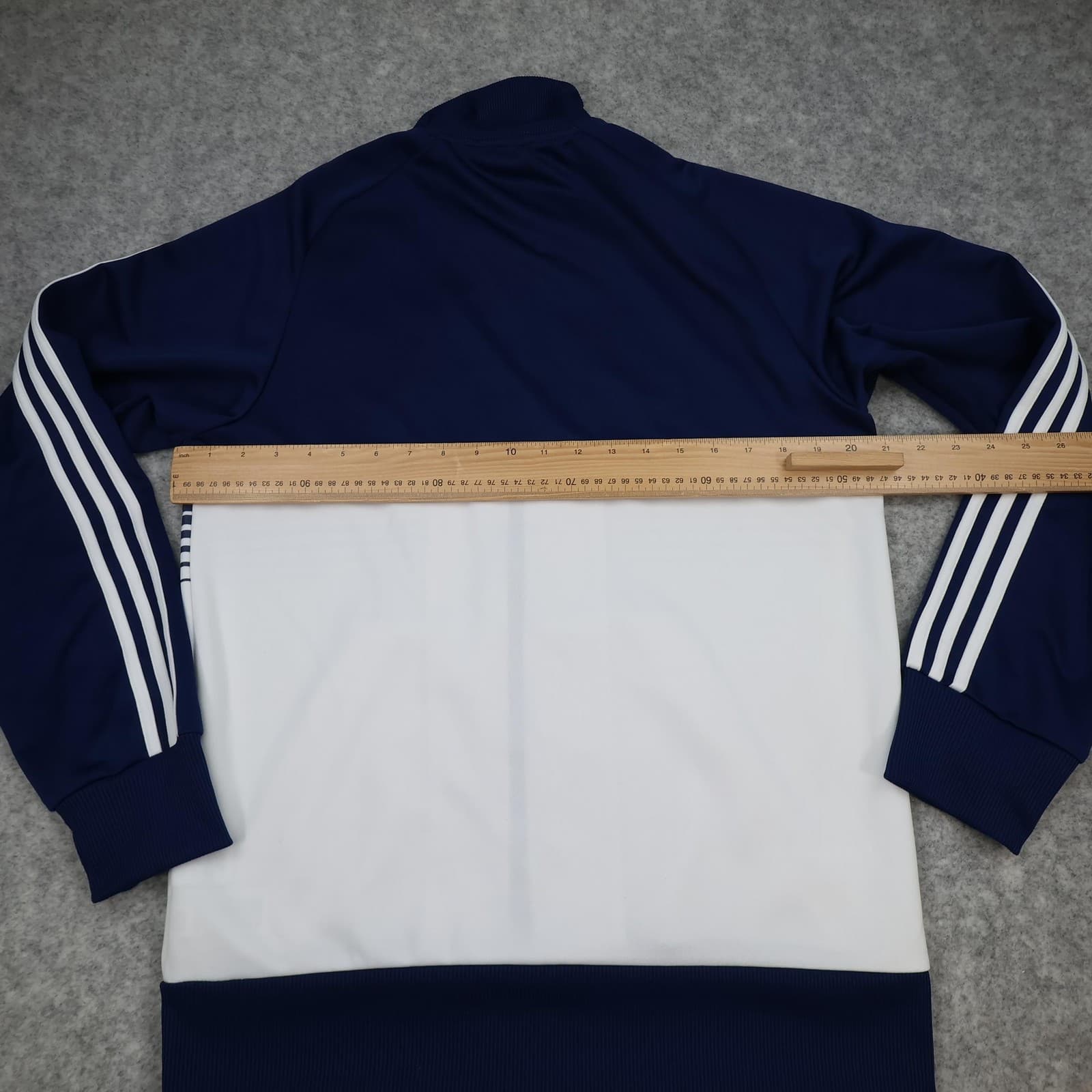 Chelsea Tracksuit Jacket Mens Medium Navy White Track 2011 2012 Anthem Soccer photo 8