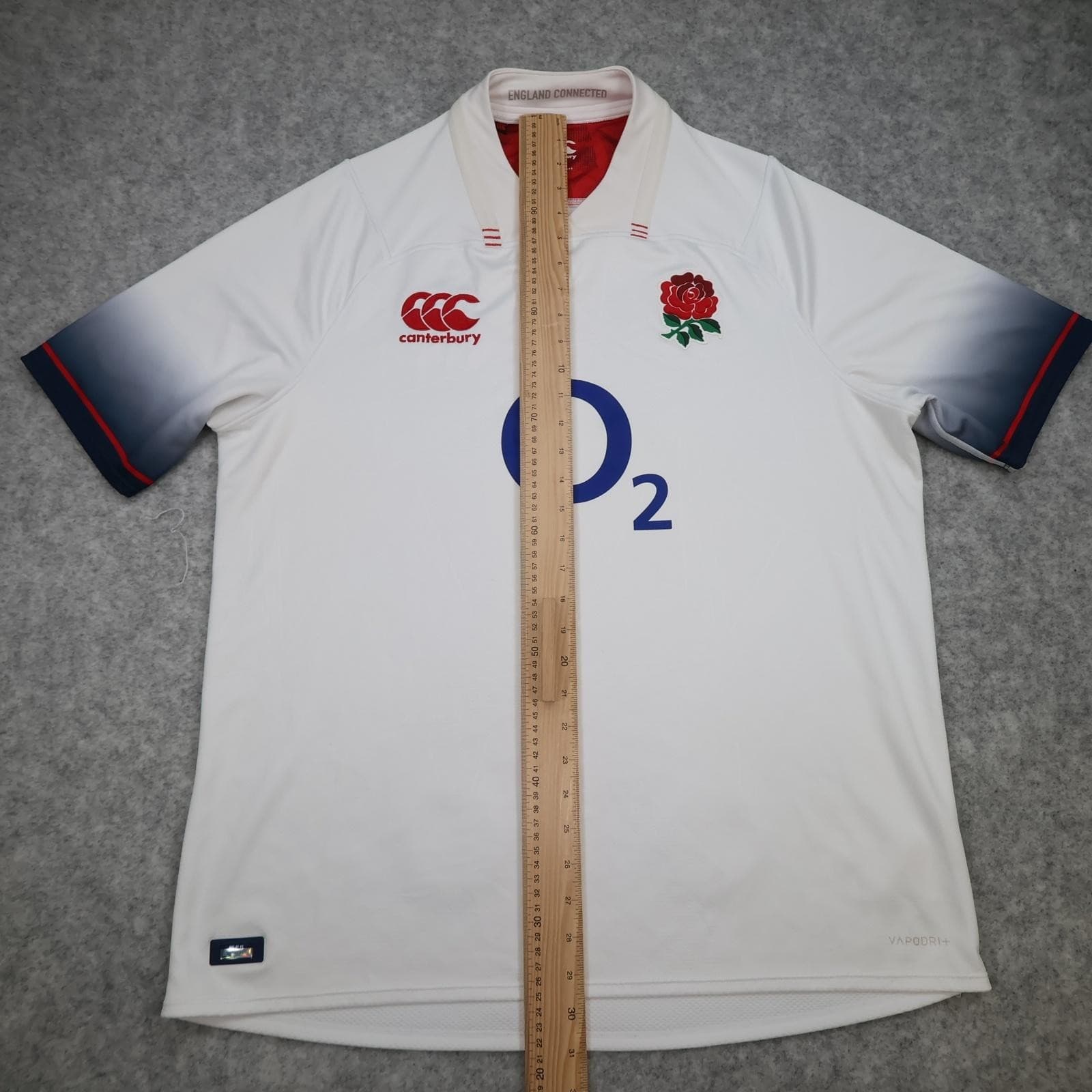 England Rugby Shirt Mens 2XL White Rugby Union Canterbury O2 Home Vapodri+ photo 12