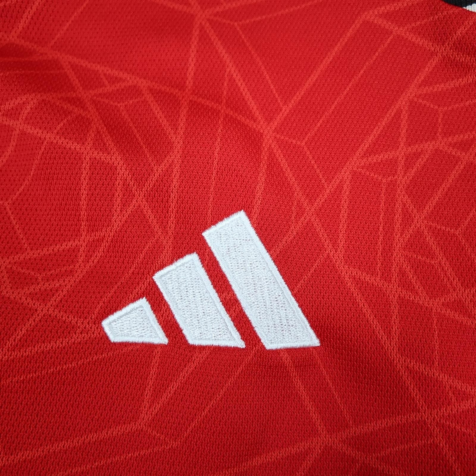 Manchester United Shirt Mens Small Red Home 2023 2024 Football Adidas TeamViewer photo 4
