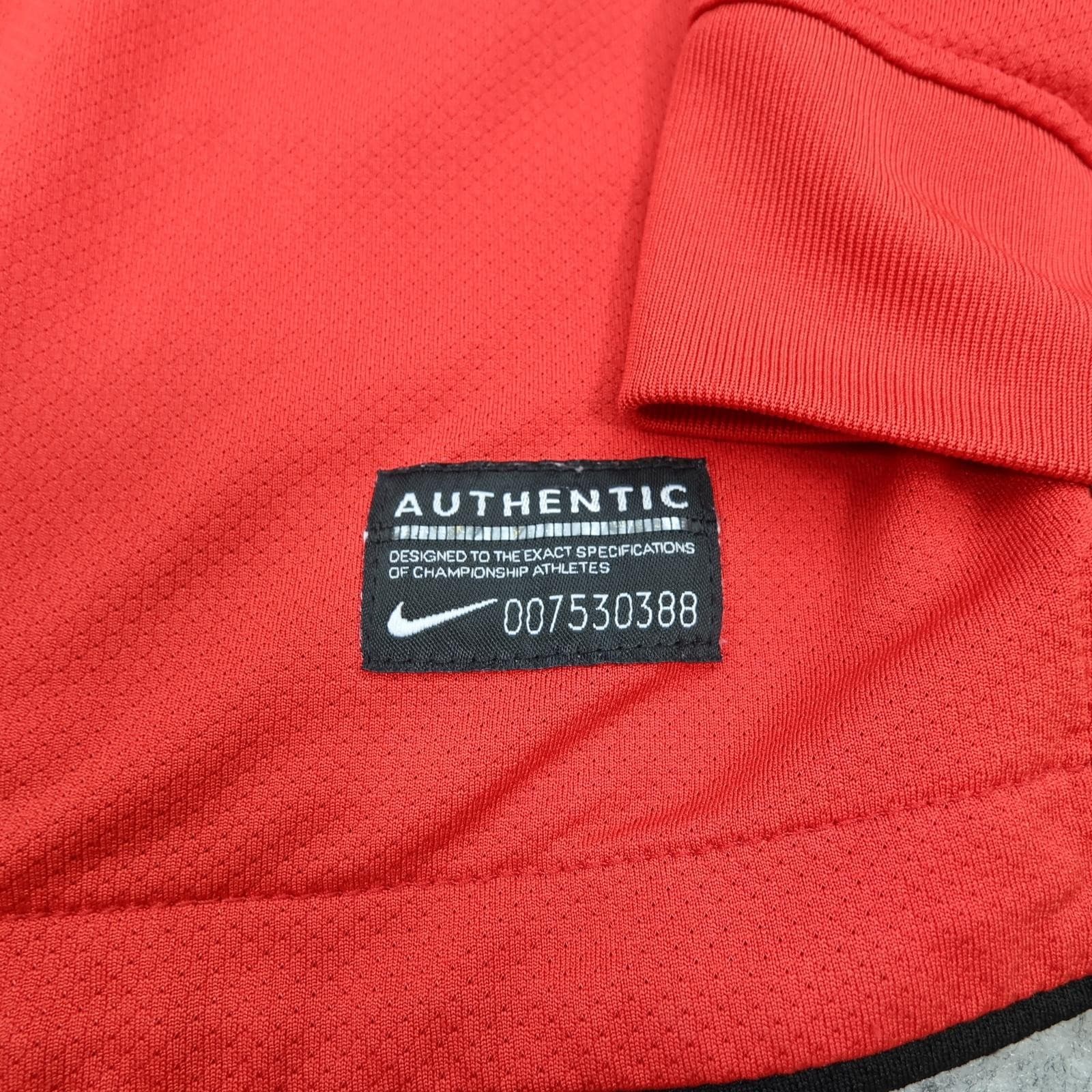 Manchester United Shirt Mens Large Red Home 2010 2011 EPL Football Nike Nani 17 photo 3