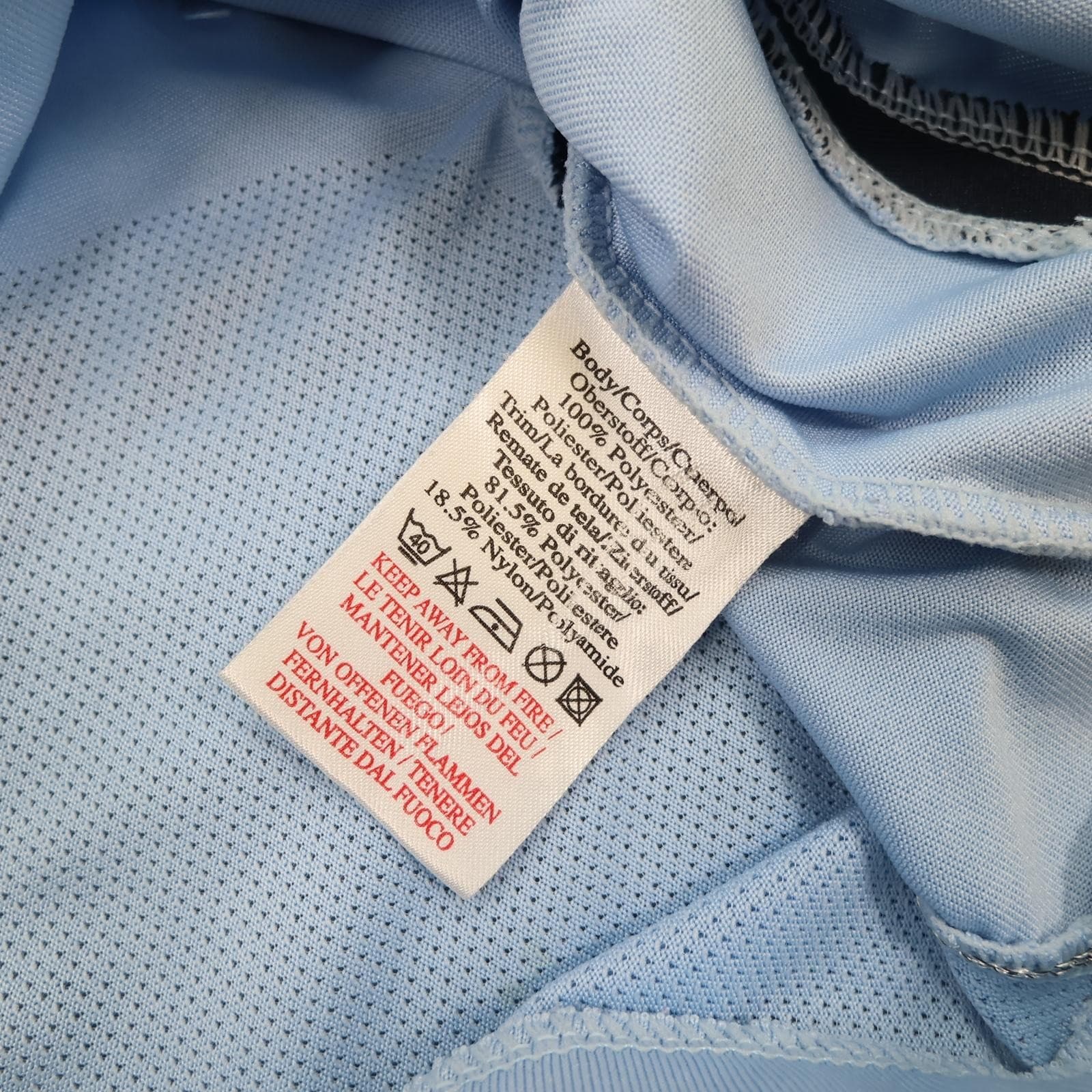 Rangers Shirt Mens Medium Light Blue Third 2006 2007 Umbro Carling Jersey photo 8