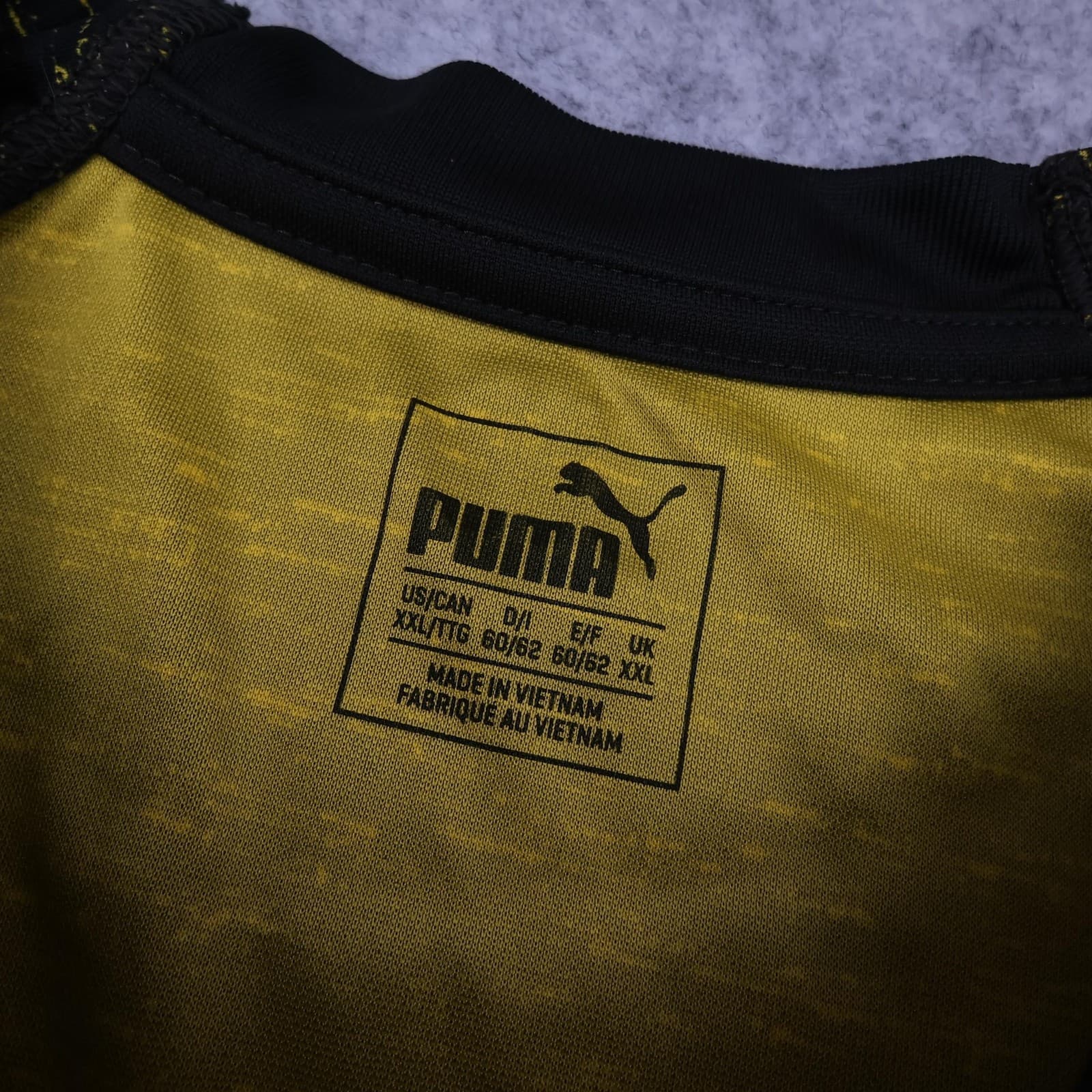 Borussia Dortmund Shirt Mens 2XL Away Black Yellow 2018 2019 Puma Jersey photo 7